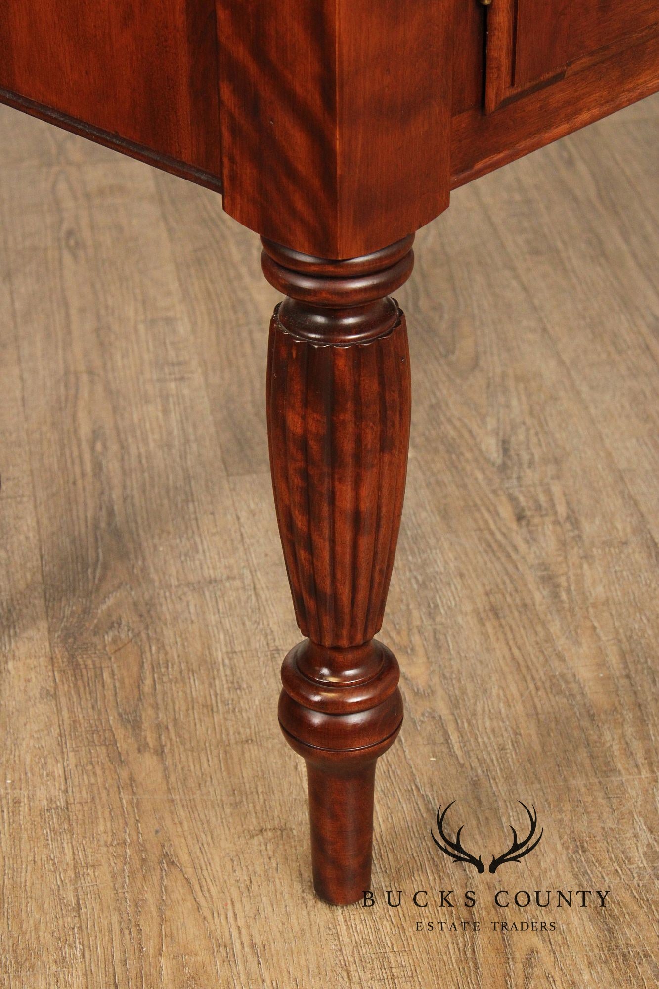 Nichols & Stone Maple Server Sideboard With Fluted Legs