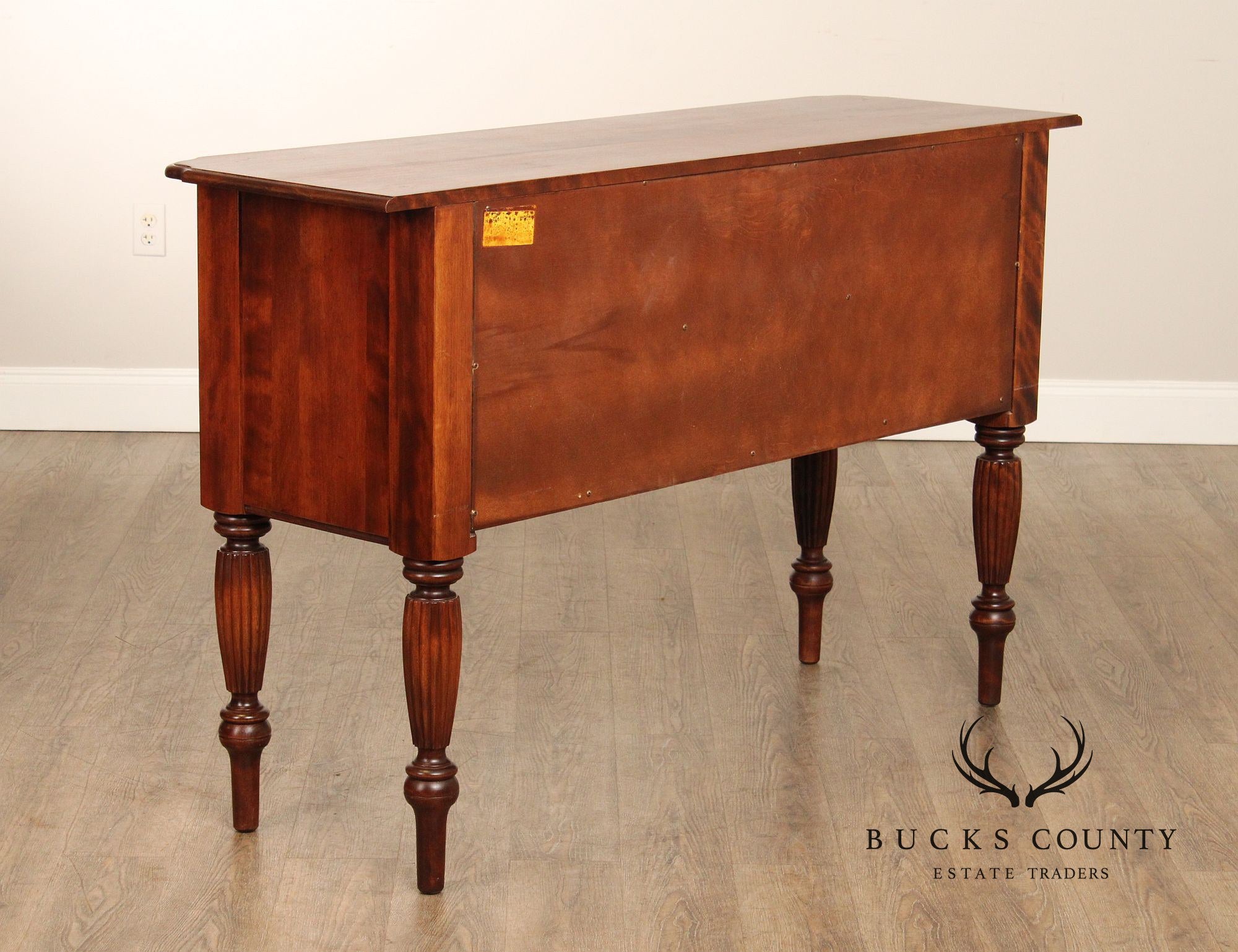Nichols & Stone Maple Server Sideboard With Fluted Legs