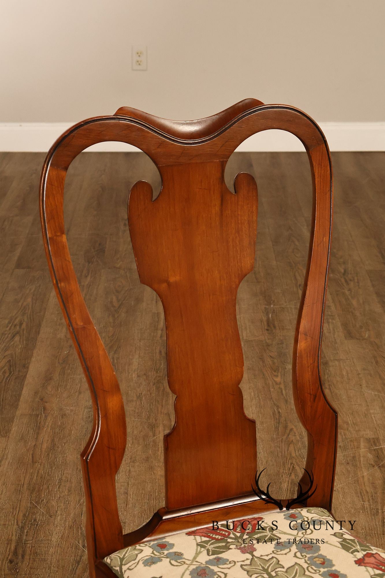 Saybolt Cleland Queen Anne Style Walnut Side Chair