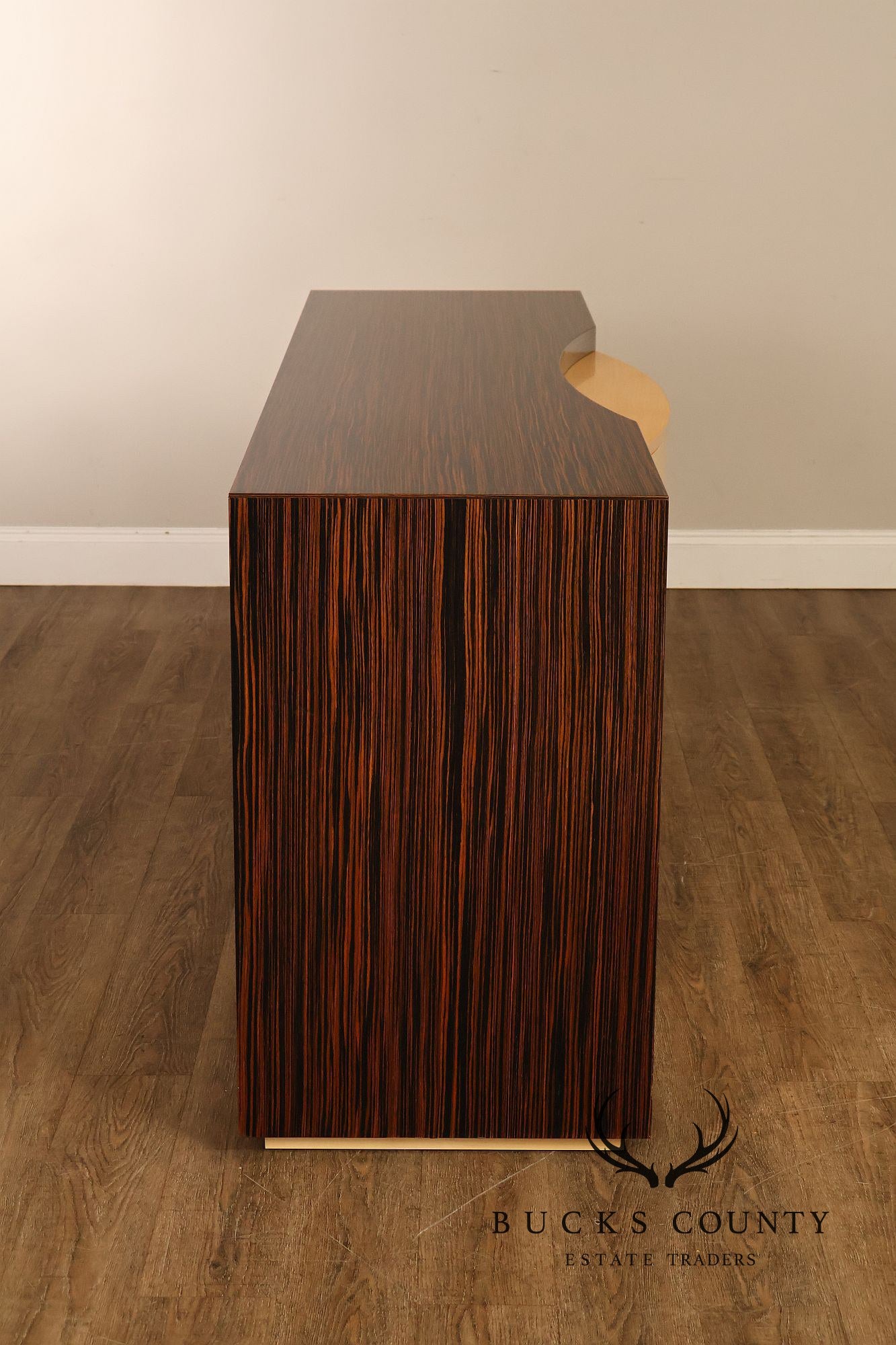 Giorgio Collection Italian Art Deco Style Mixed Wood Sideboard