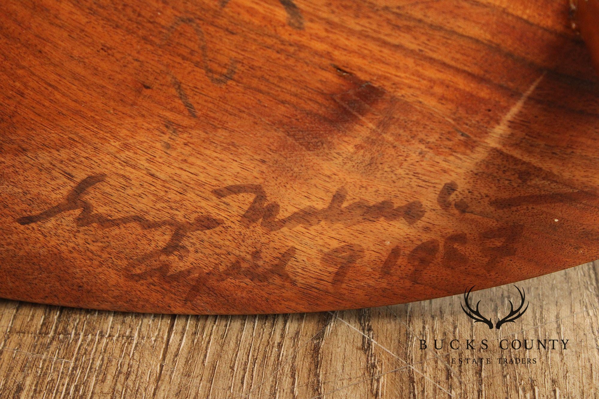 George Nakashima Pair of Walnut 'Mira' Stools