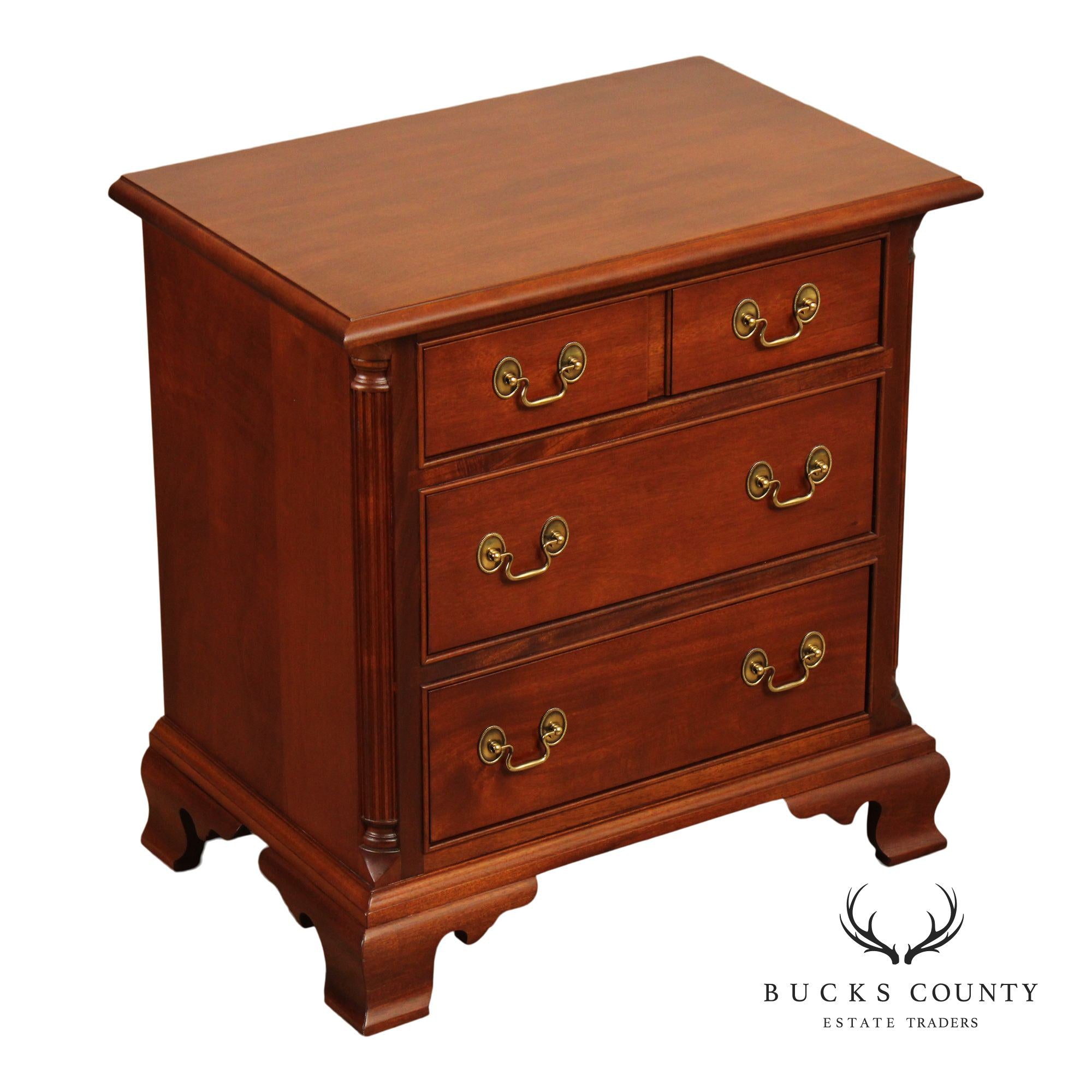 Stickley Chippendale Style Mahogany Nightstand