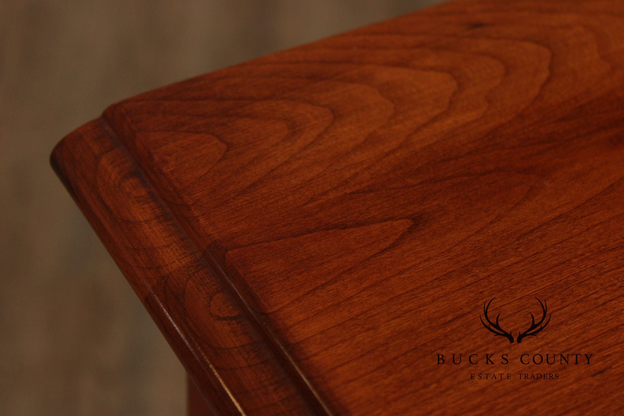 Henkel Harris Solid Wild Black Cherry Queen Anne Lowboy