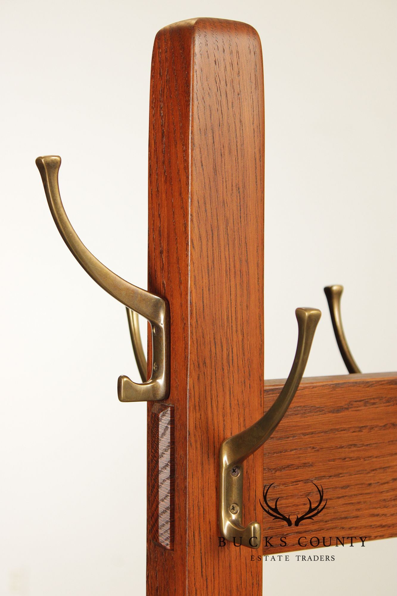 Stickley Mission Collection Oak Double Coat Rack