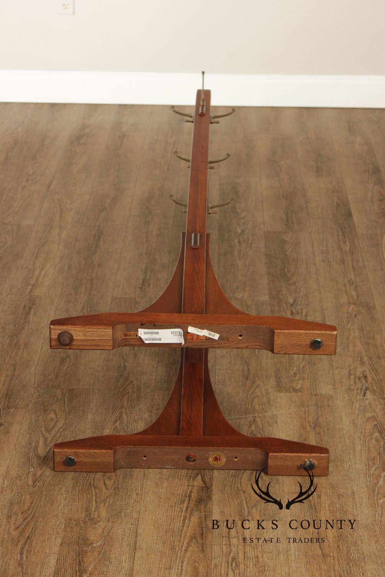 Stickley Mission Collection Oak Double Coat Rack