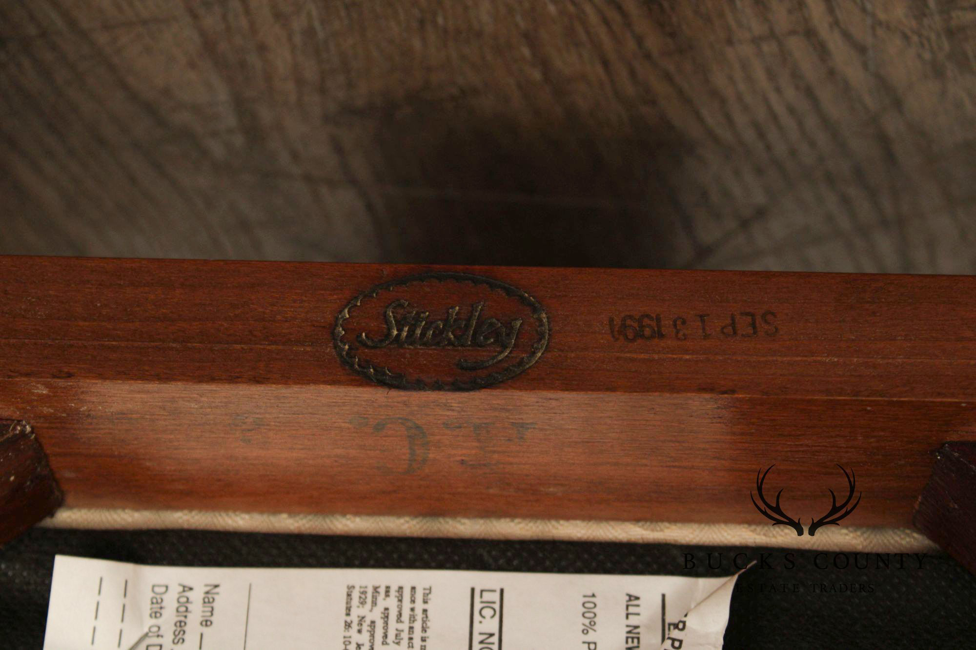 Stickley Queen Anne Style Set of Six Cherry Dining Chairs