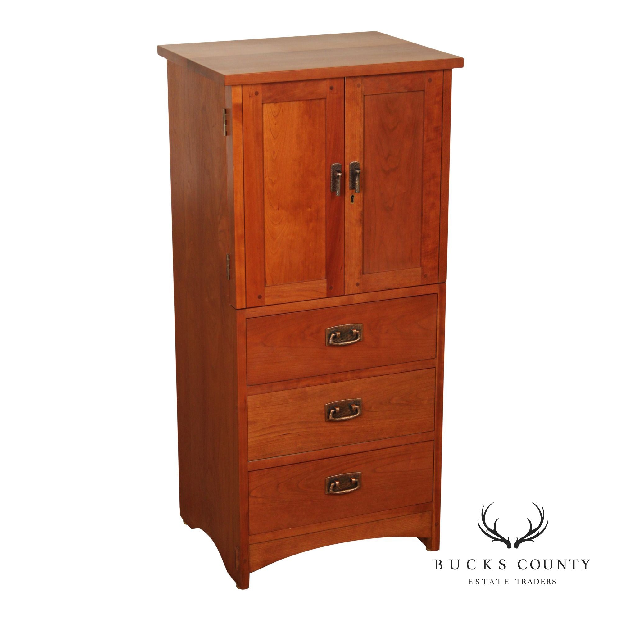 Stickley Mission Collection Cherry Jewelry Chest