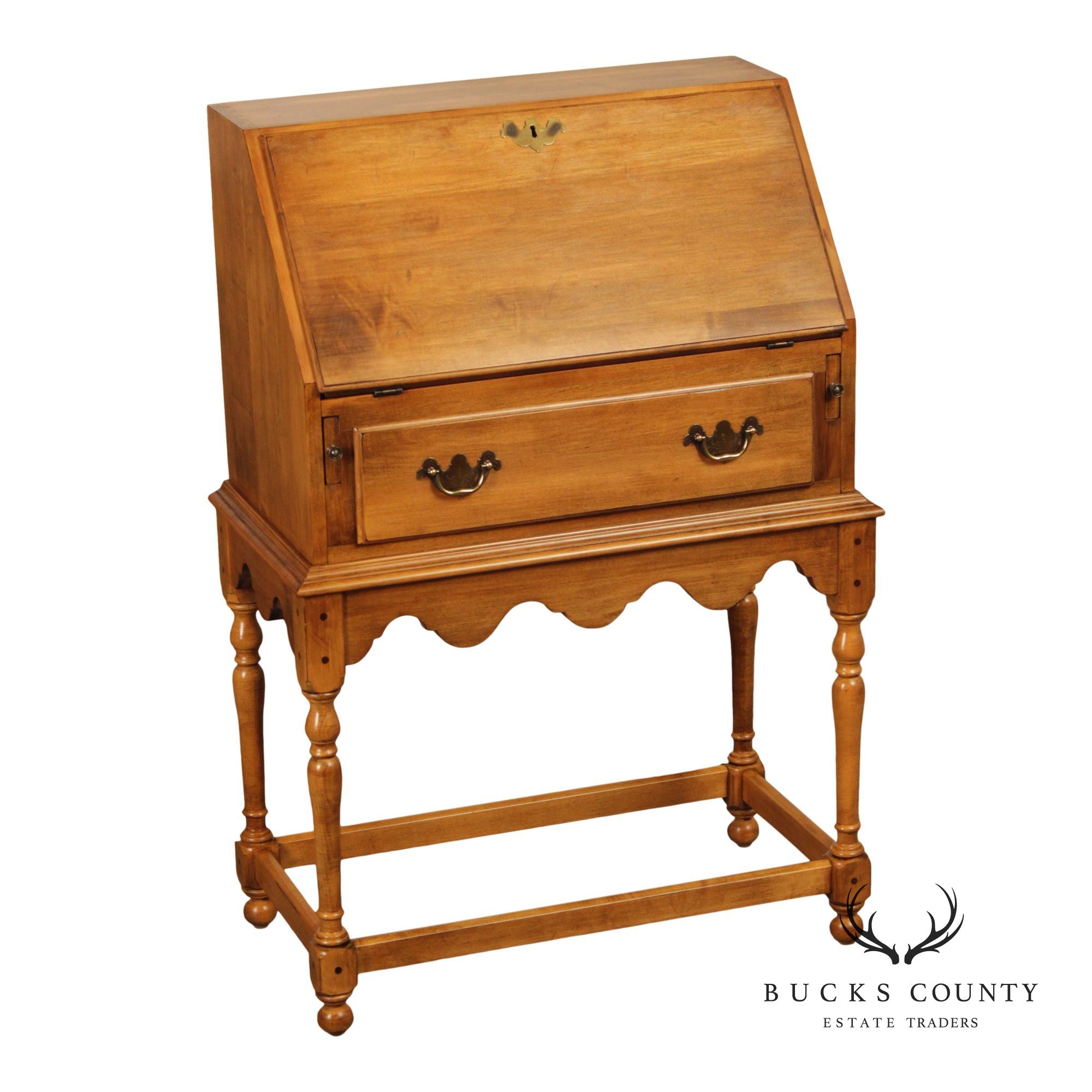 Ethan Allen 'Circa 1776' Maple Slant Front Writing Desk