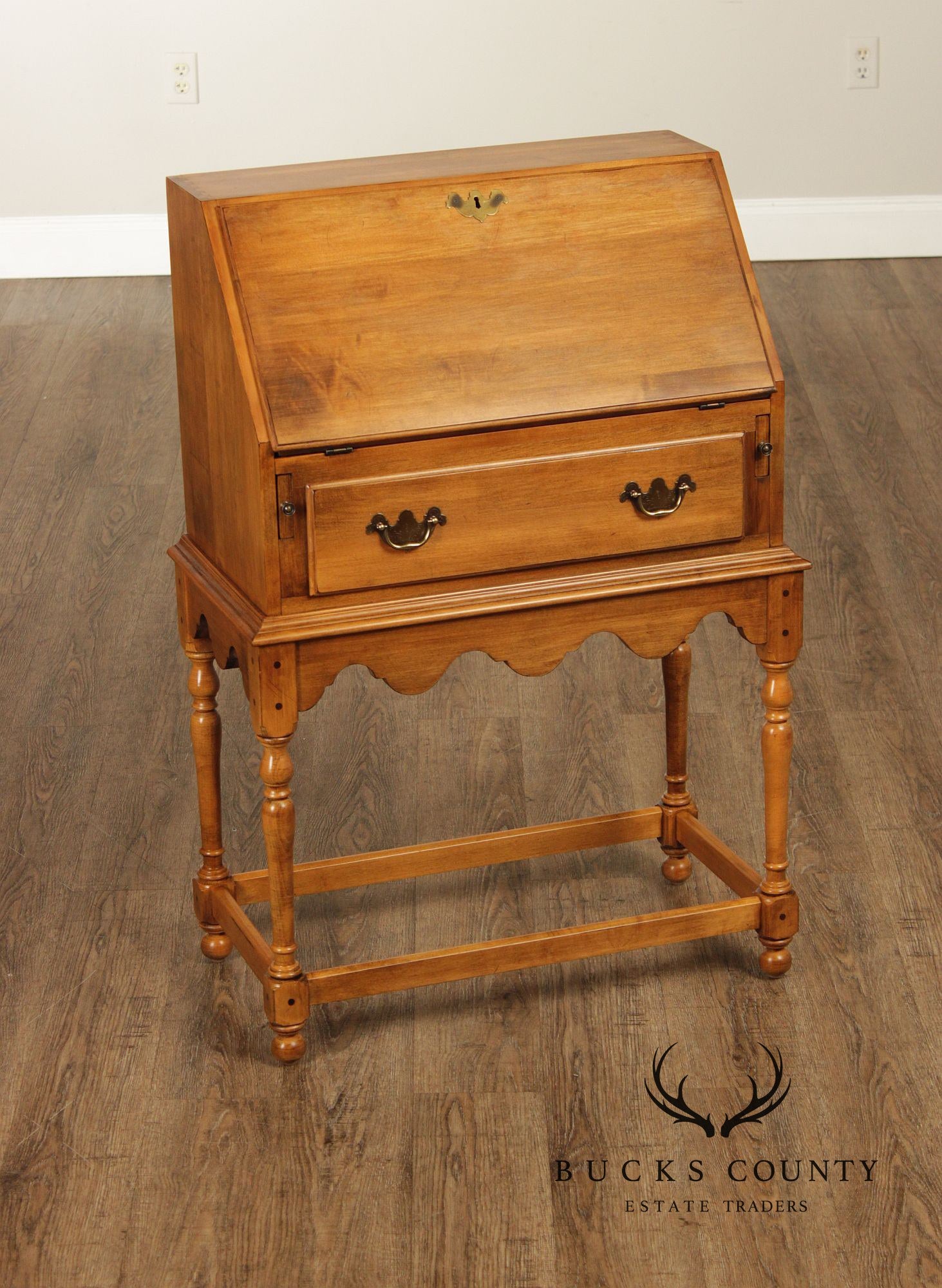 Ethan Allen 'Circa 1776' Maple Slant Front Writing Desk