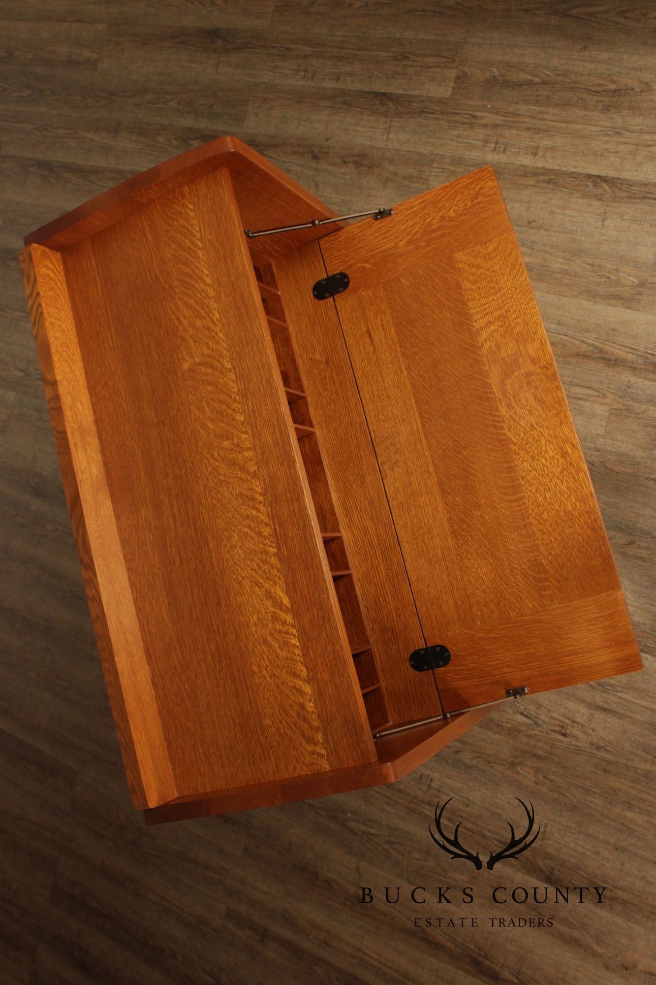 Stickley Mission Collection Oak Fall Front Desk