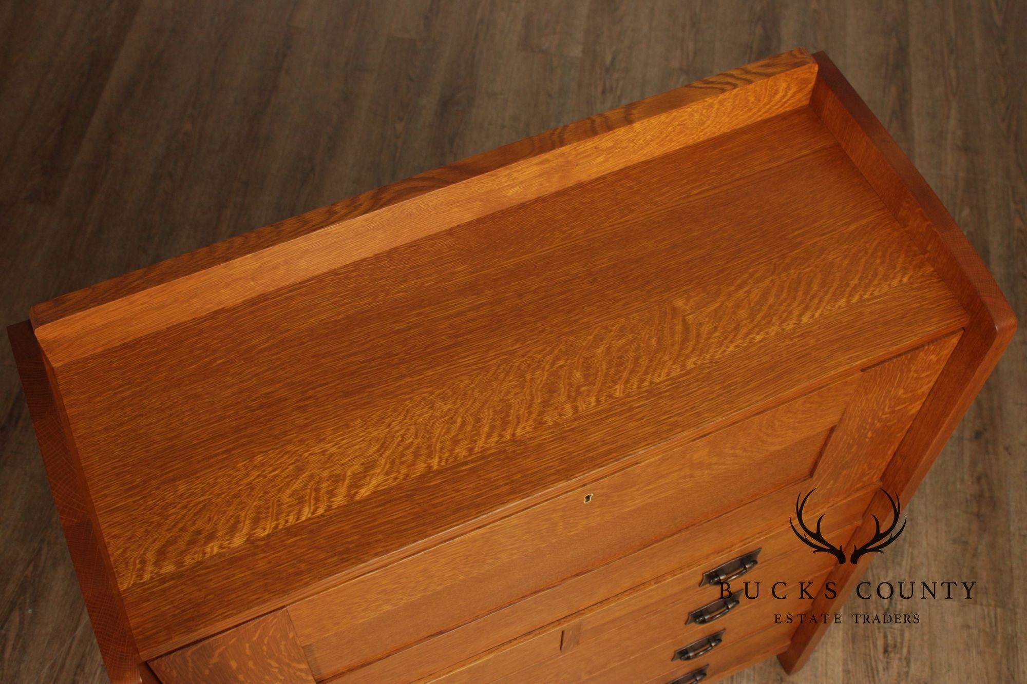 Stickley Mission Collection Oak Fall Front Desk