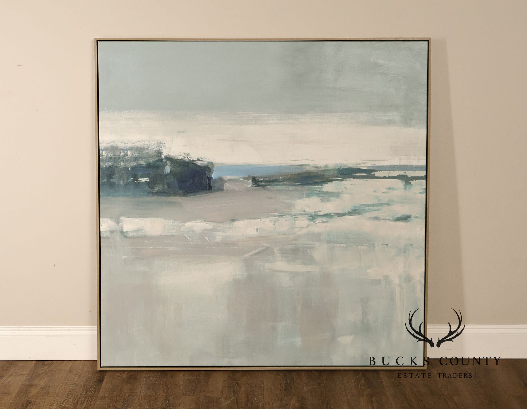 Abstract Ocean Landscape Painting, 'Off the Path'