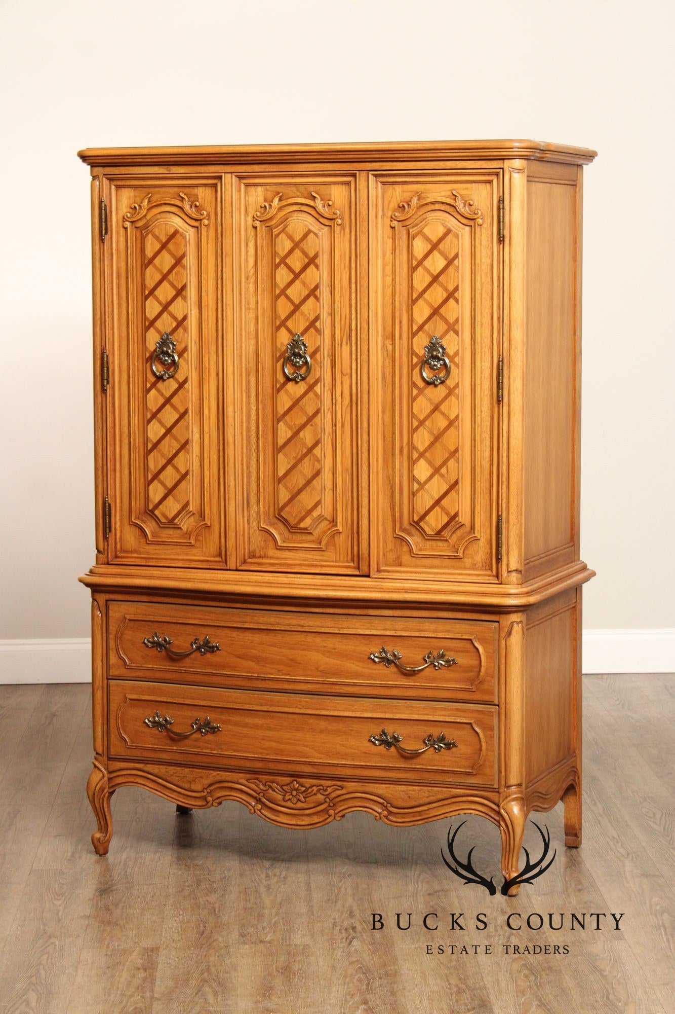 Thomasville 'Camille' French Provincial Style Door Chest Armoire