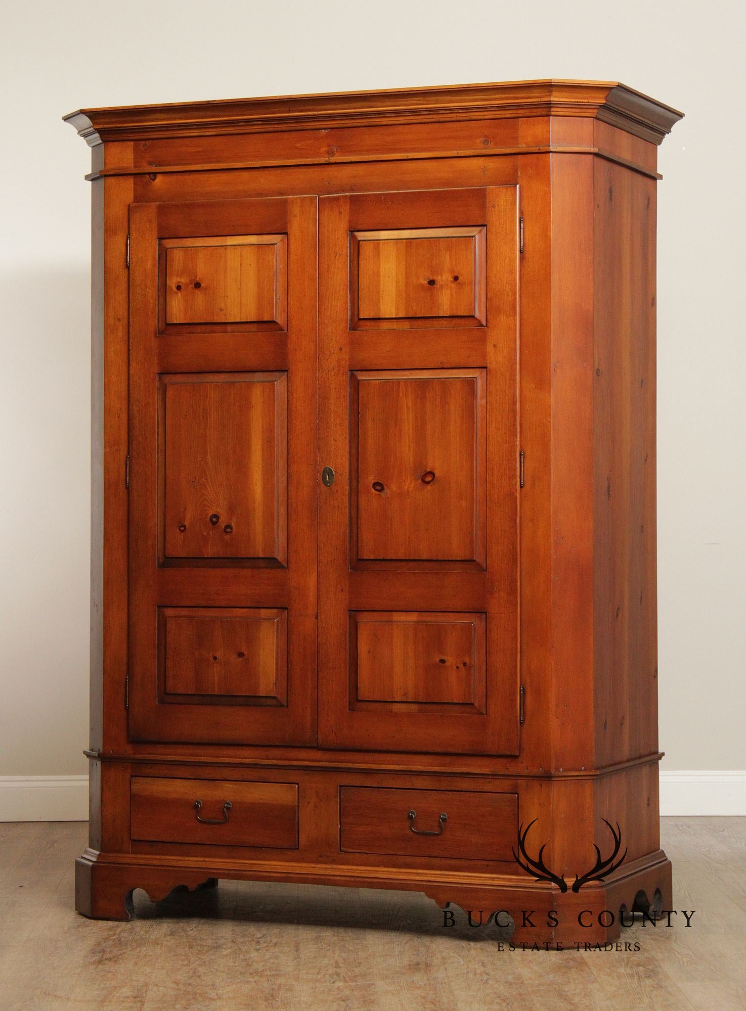 Country Classics William Draper Pine Armoire Cabinet