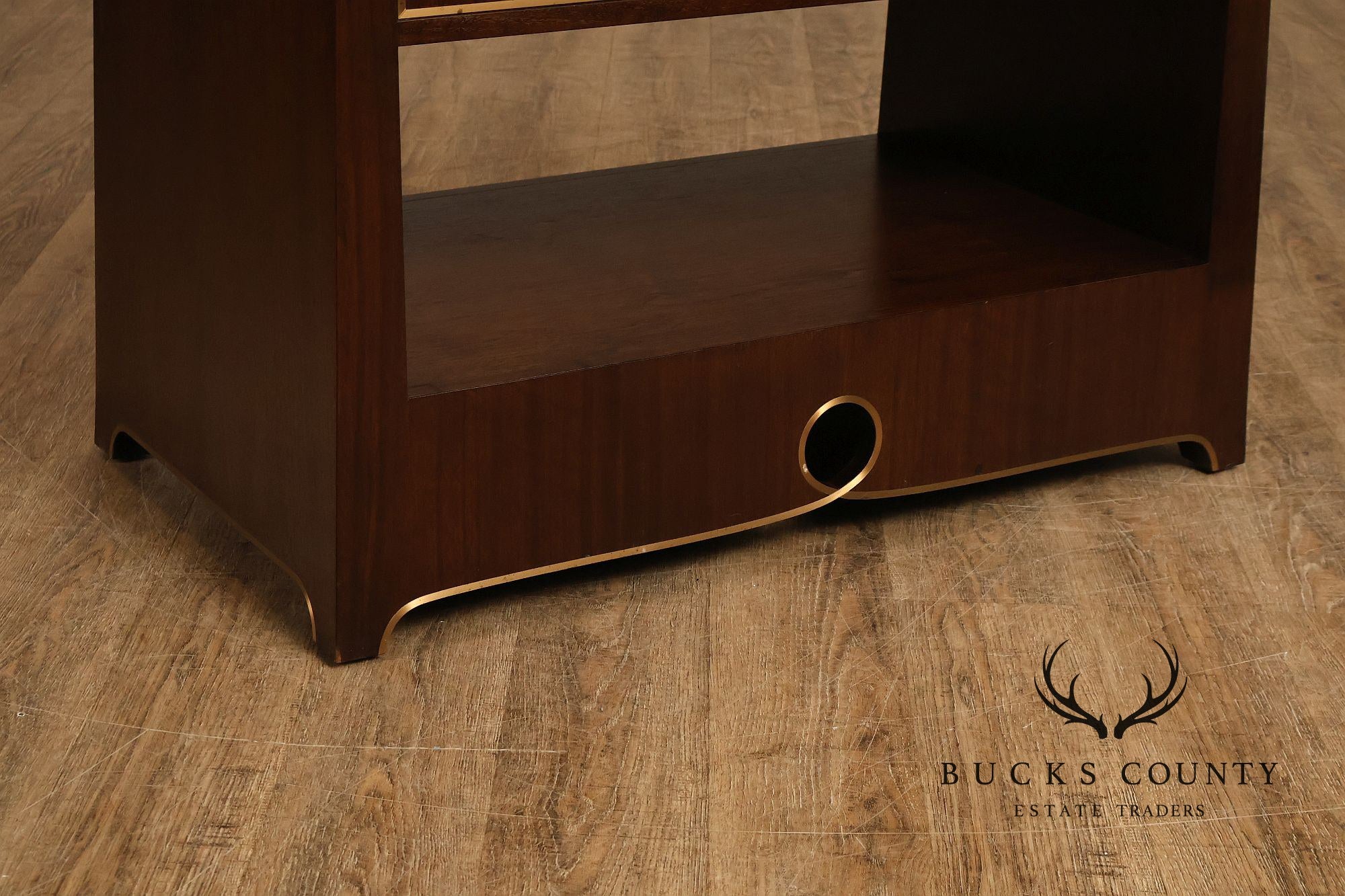 Classic Modern Pair Of Single Drawer Nightstands