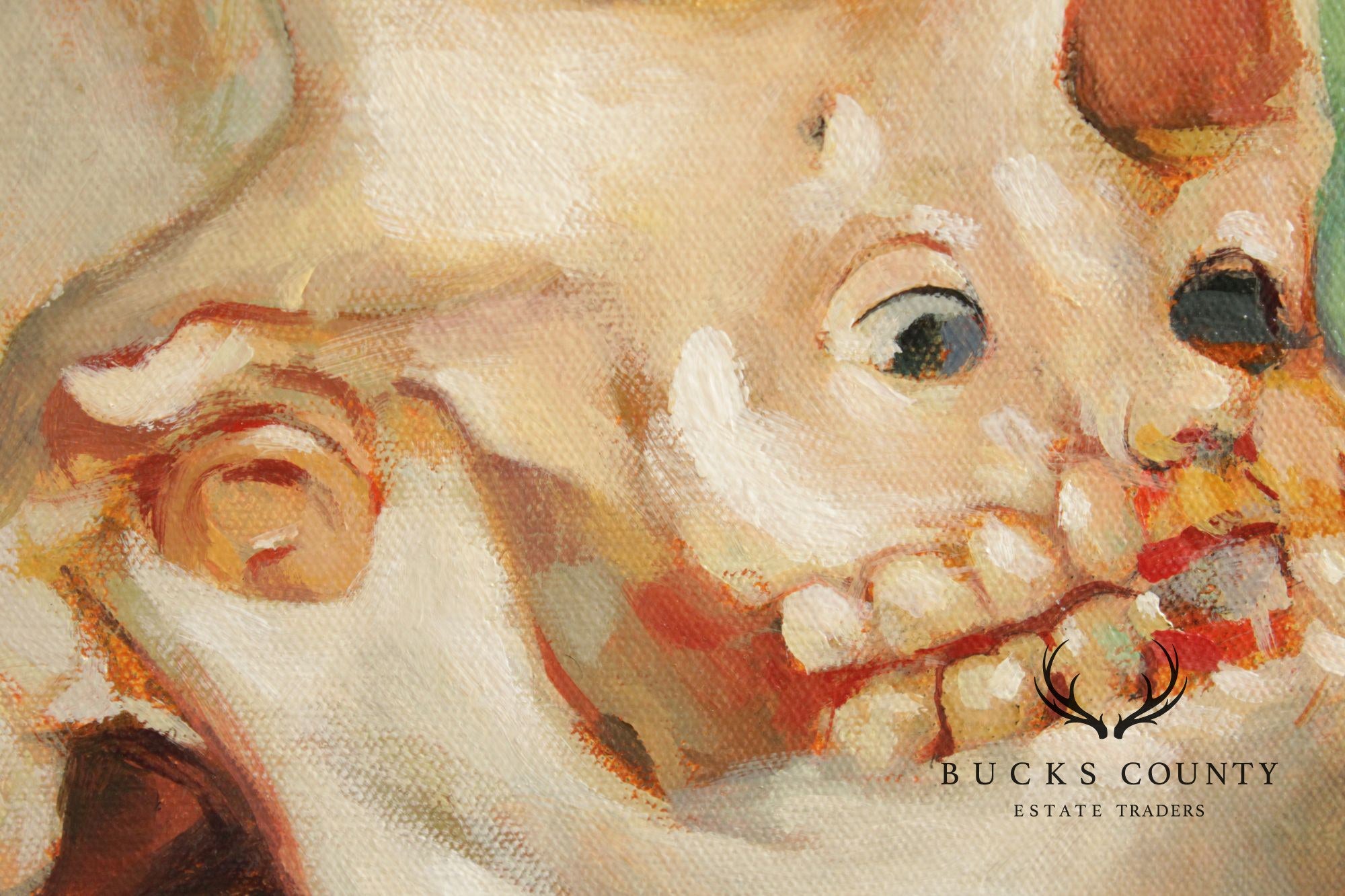 Shawn Barber Oil Painting, 'Multiple Skull Heads'
