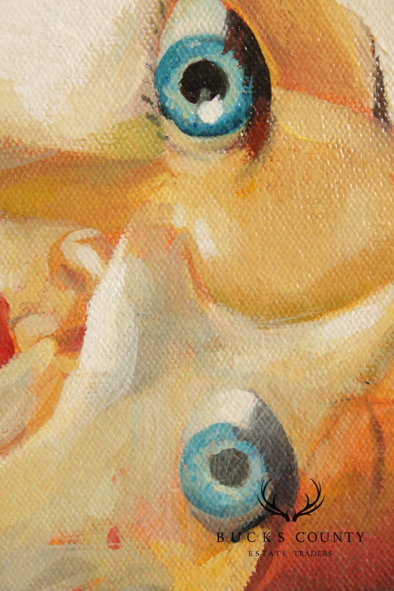 Shawn Barber Oil Painting, 'Multiple Skull Heads'