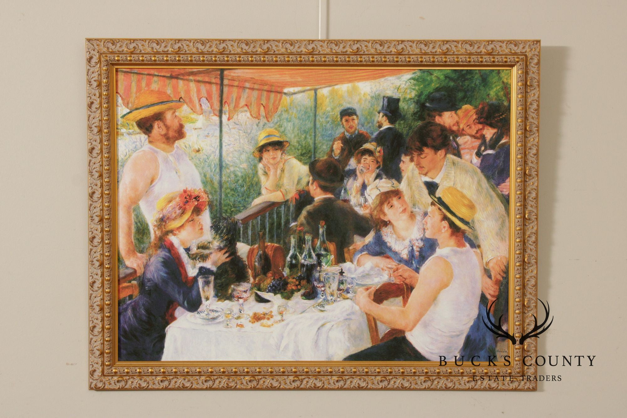 Pierre-Auguste Renoir Impressionist Print, 'Luncheon of the Boating Party'