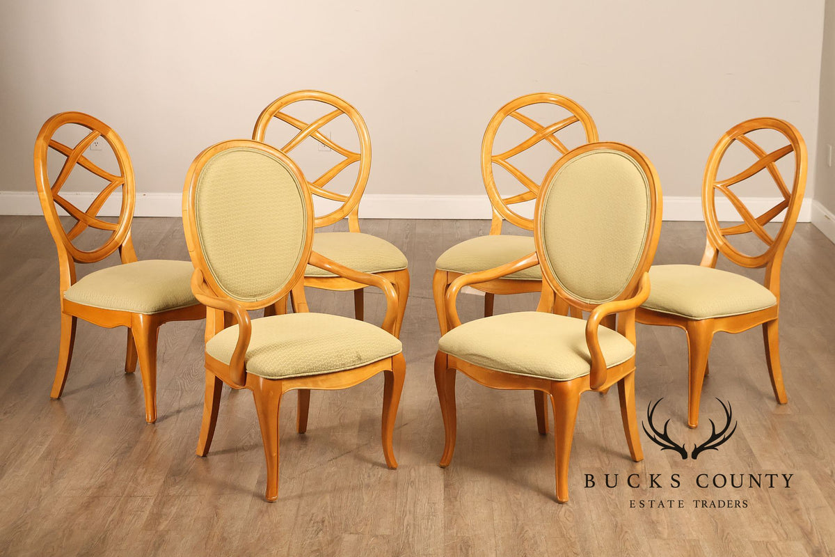 Thomasville Bogart Collection Set of Six Dining Chairs