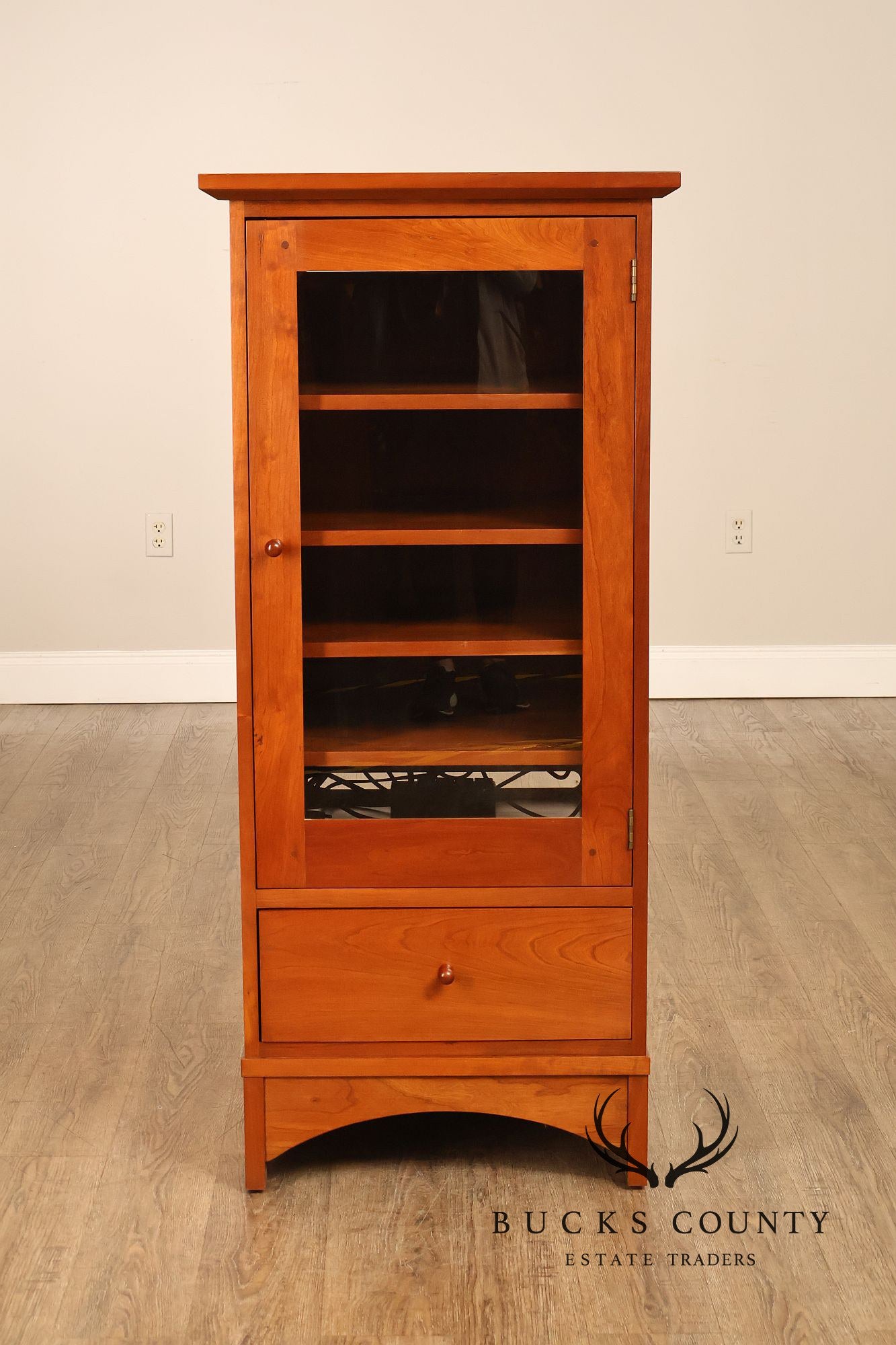 Stick ley Mission Collection Cherry One Door Media Cabinet