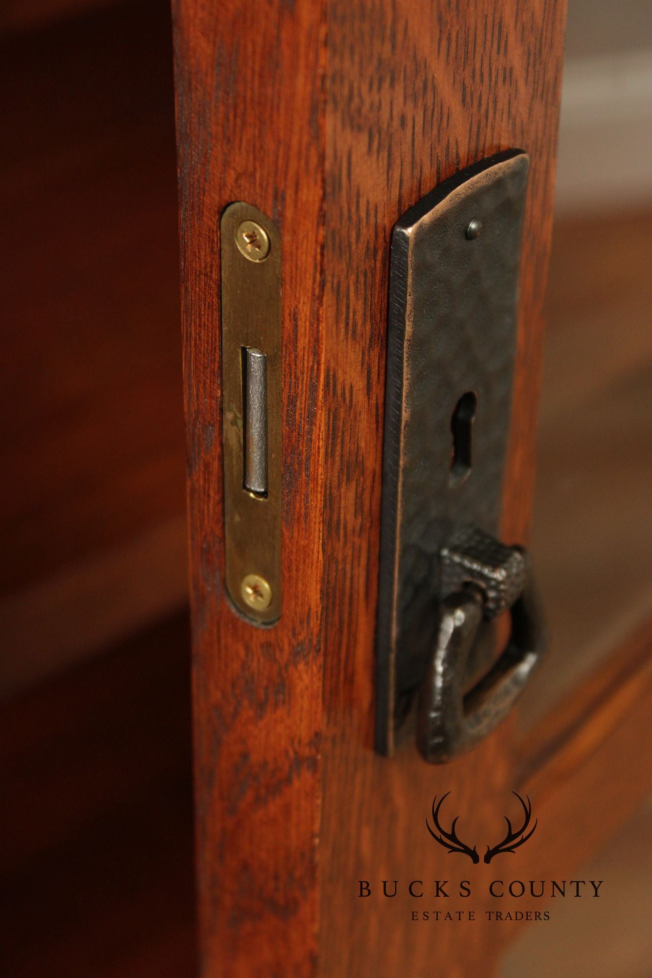 Stickley Mission Collection Oak Two Door Bookcase