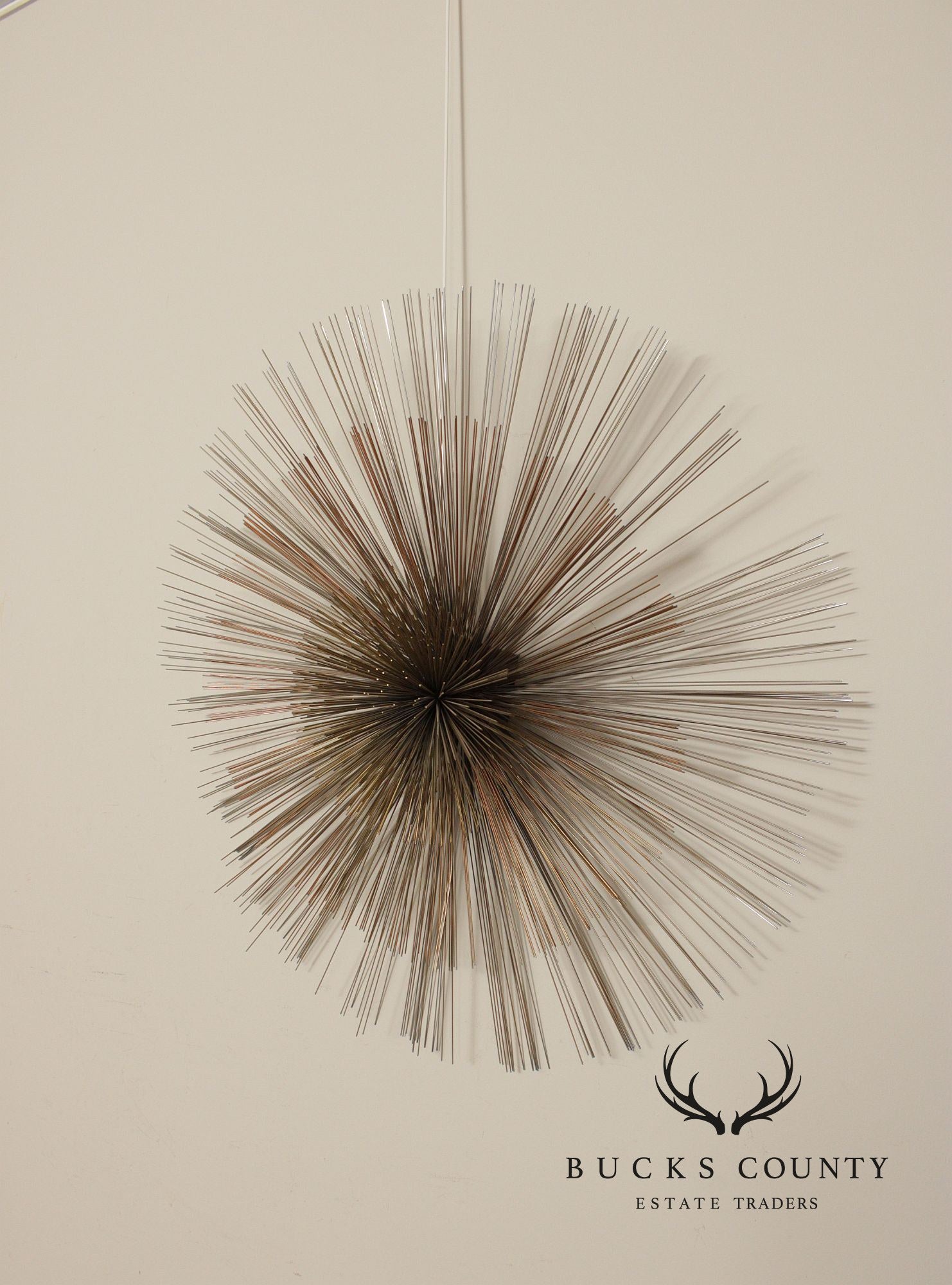 Curtis Jeré Brutalist 'Urchin' Metal Wall Sculpture