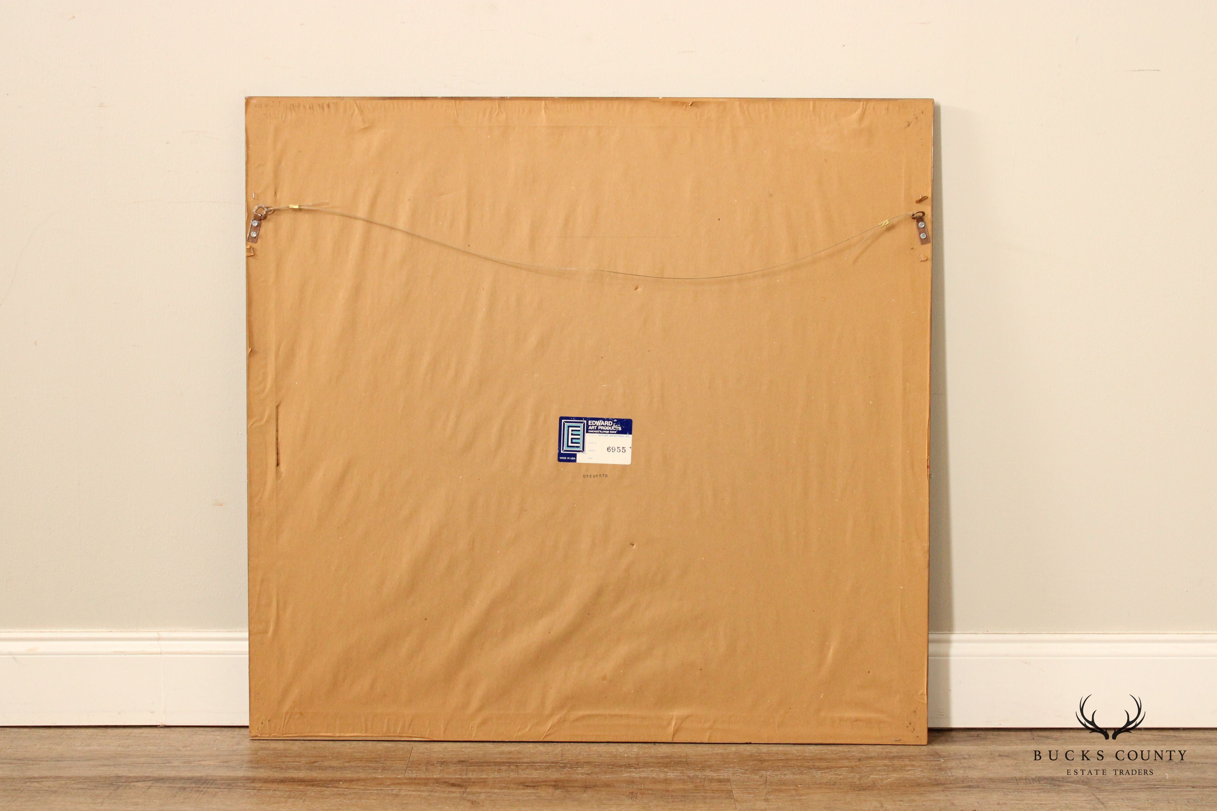 Thomas McKnight 1986 'Coconut Grove' Print, Custom Framed