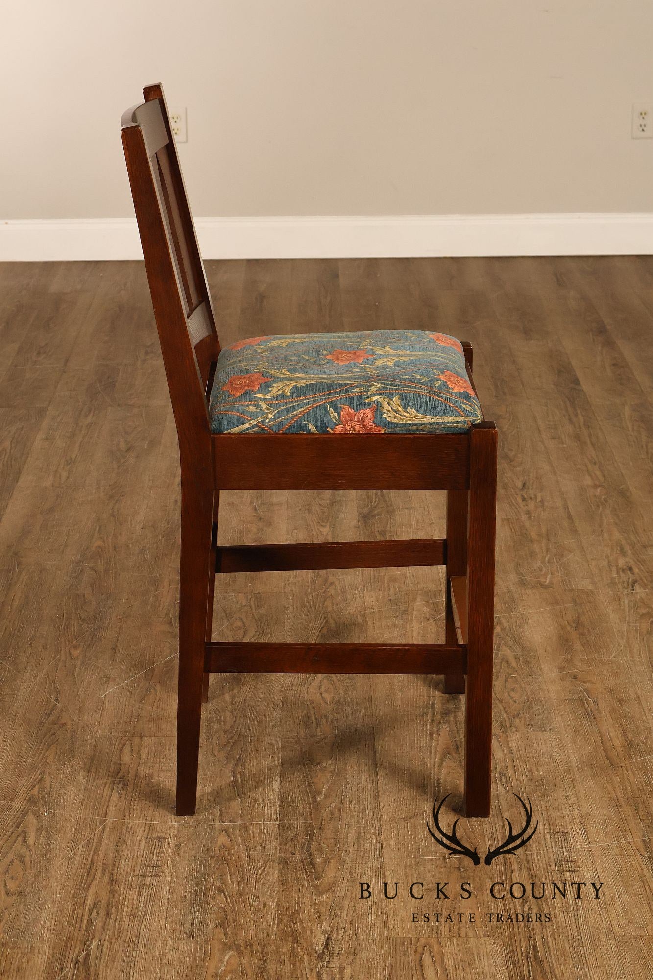 Stickley Mission Collection Set Of Four Cottage Style Bar Stools