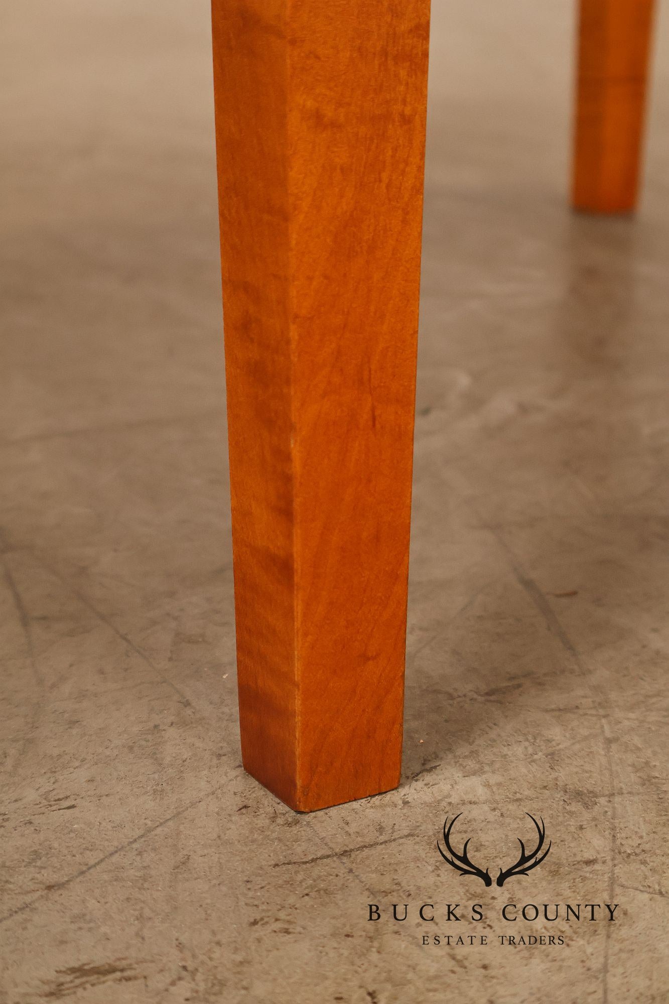 Eldred Wheeler Tiger Maple Tapered Leg Sideboard