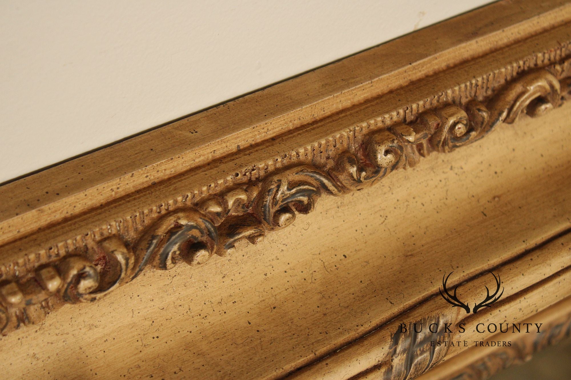 Timeless Reflections Baroque Style Gilt Framed Wall Mirror