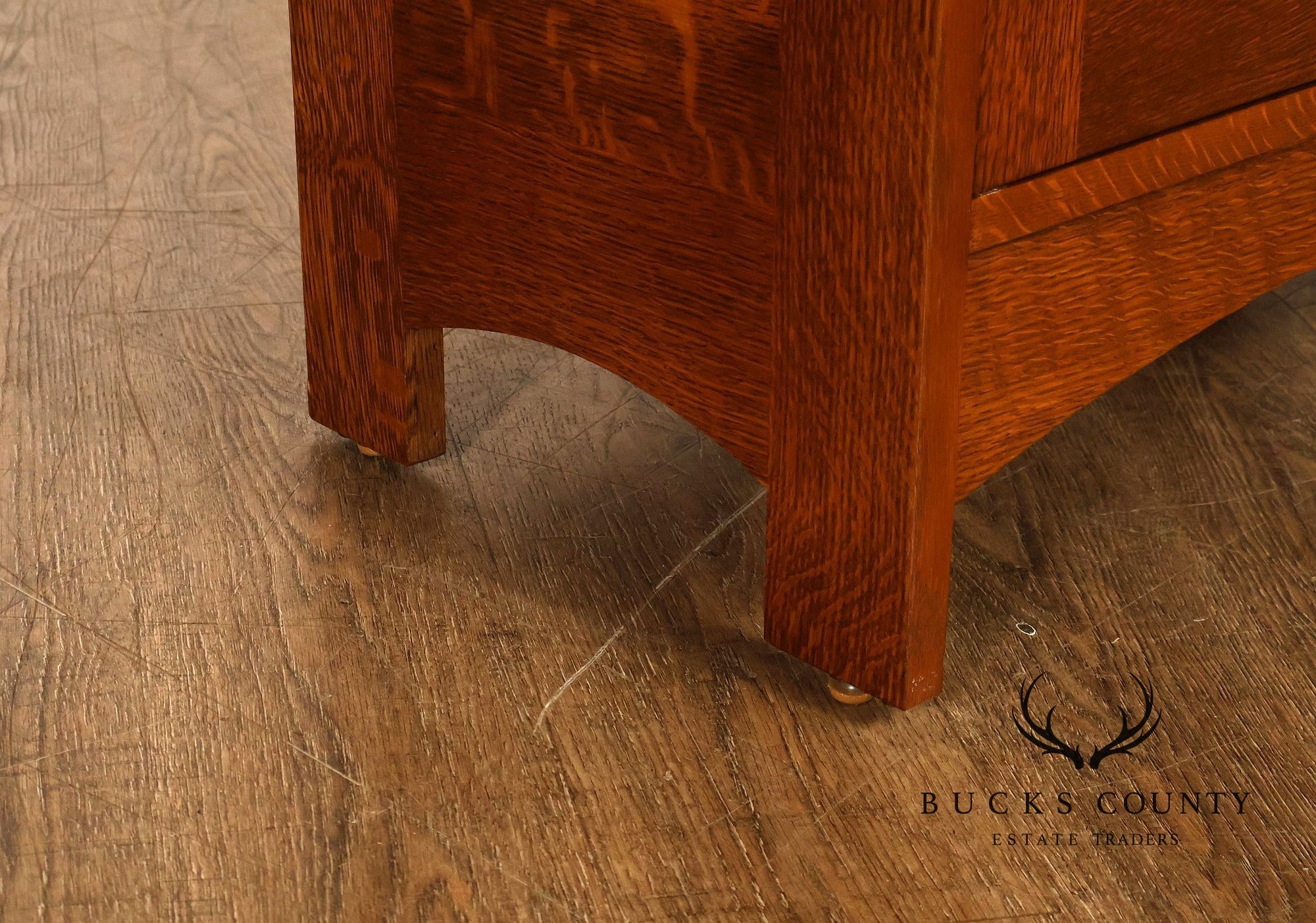 Stickley Mission Collection Oak Display Cabinet