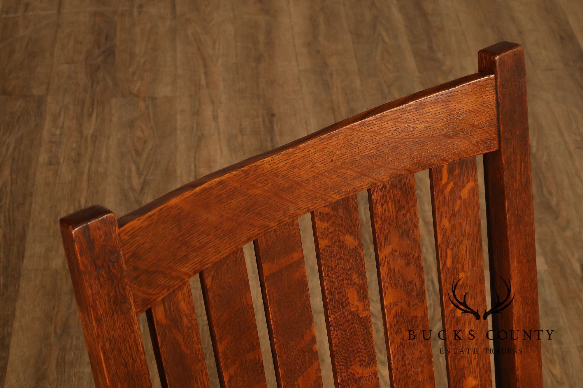 Antique L & J.G. Stickley Mission Oak Rocking Chair