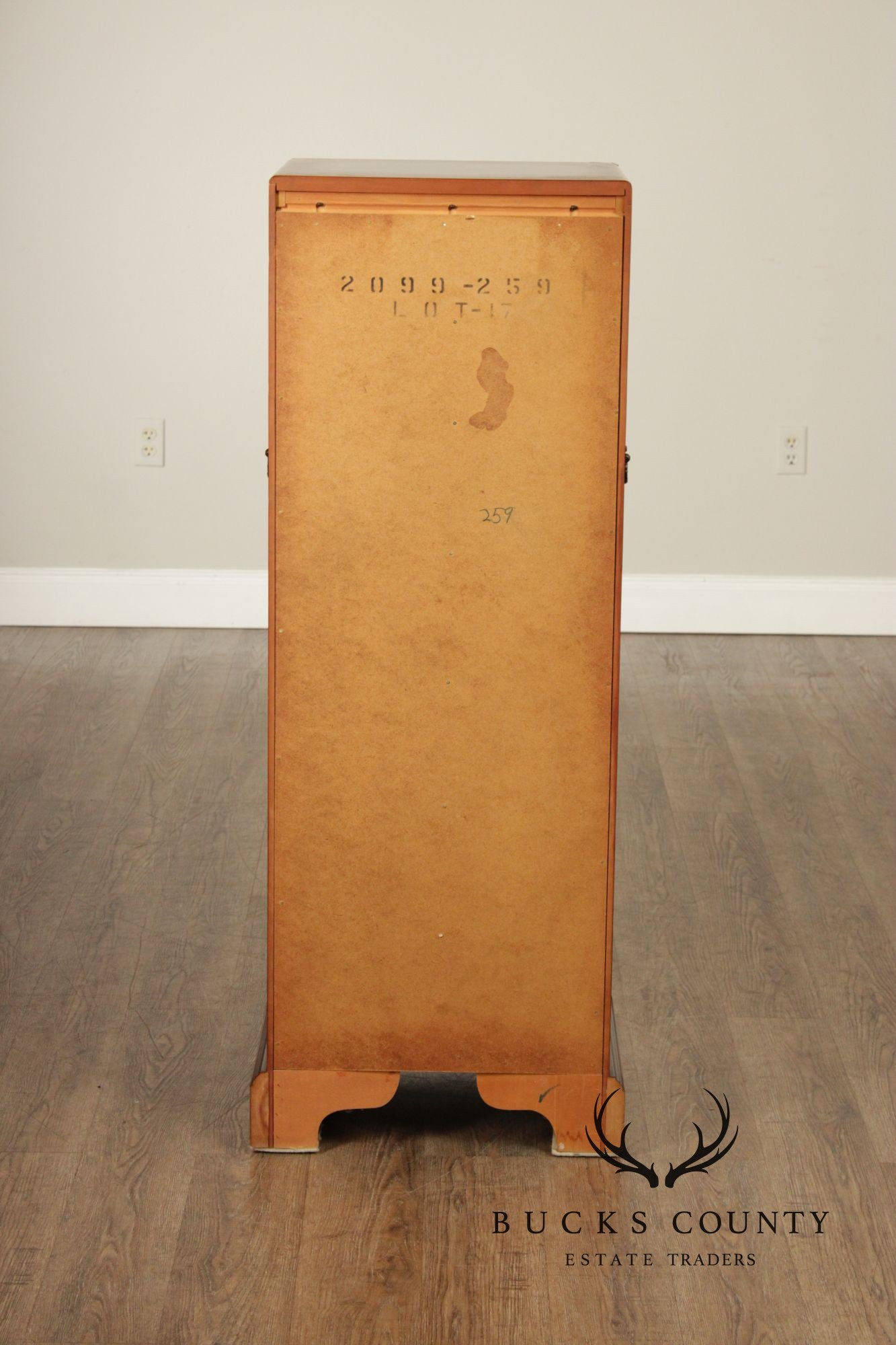 National Mt. Airy Campaign Style Cherry Tall Lingerie Chest