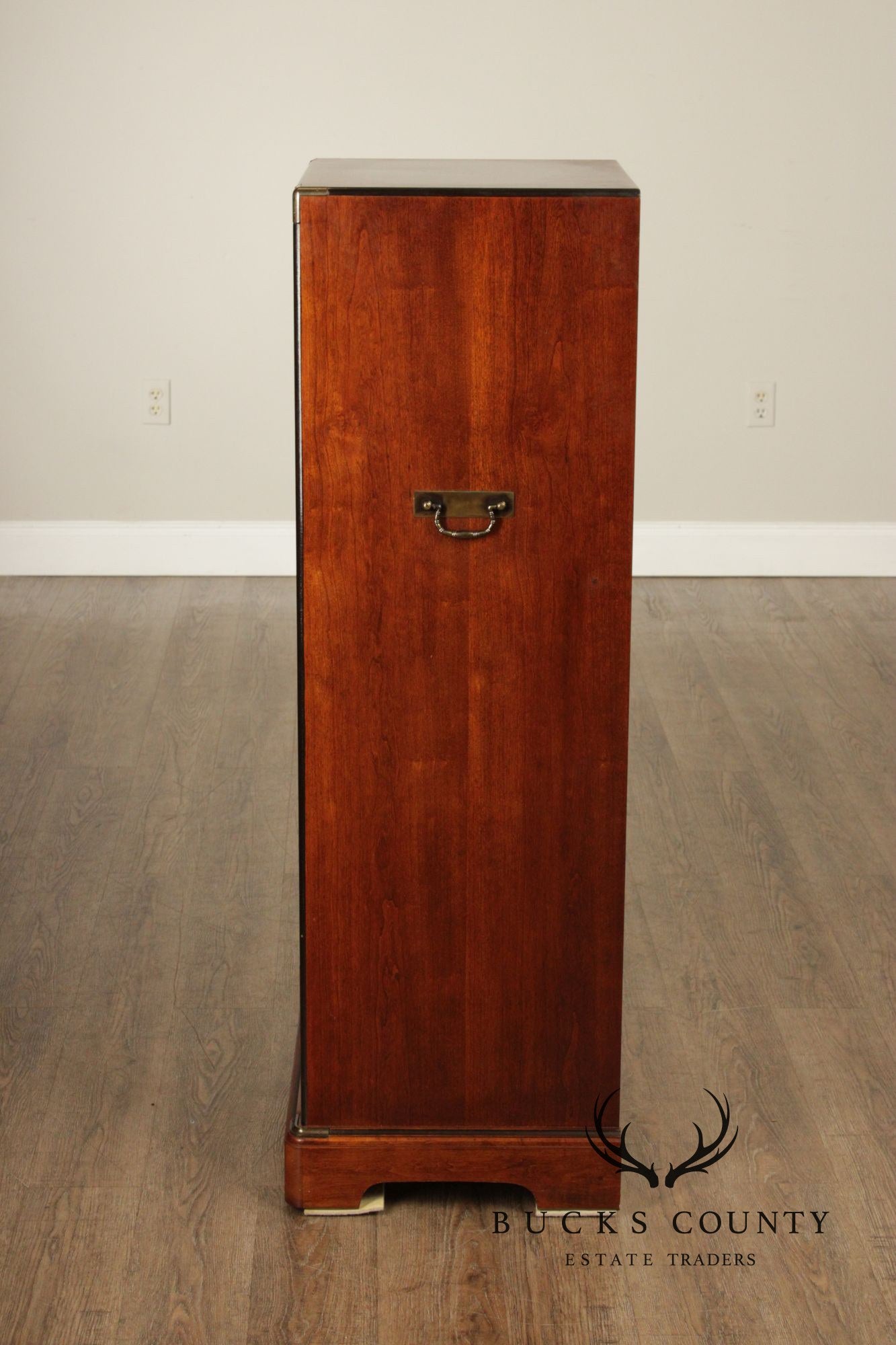 National Mt. Airy Campaign Style Cherry Tall Lingerie Chest