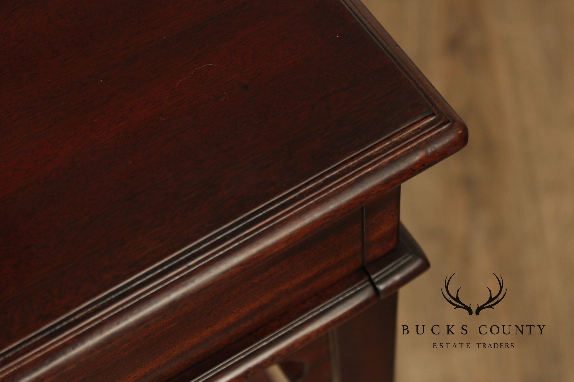 Theodore Alexander Mahogany Flip Top Writing Desk