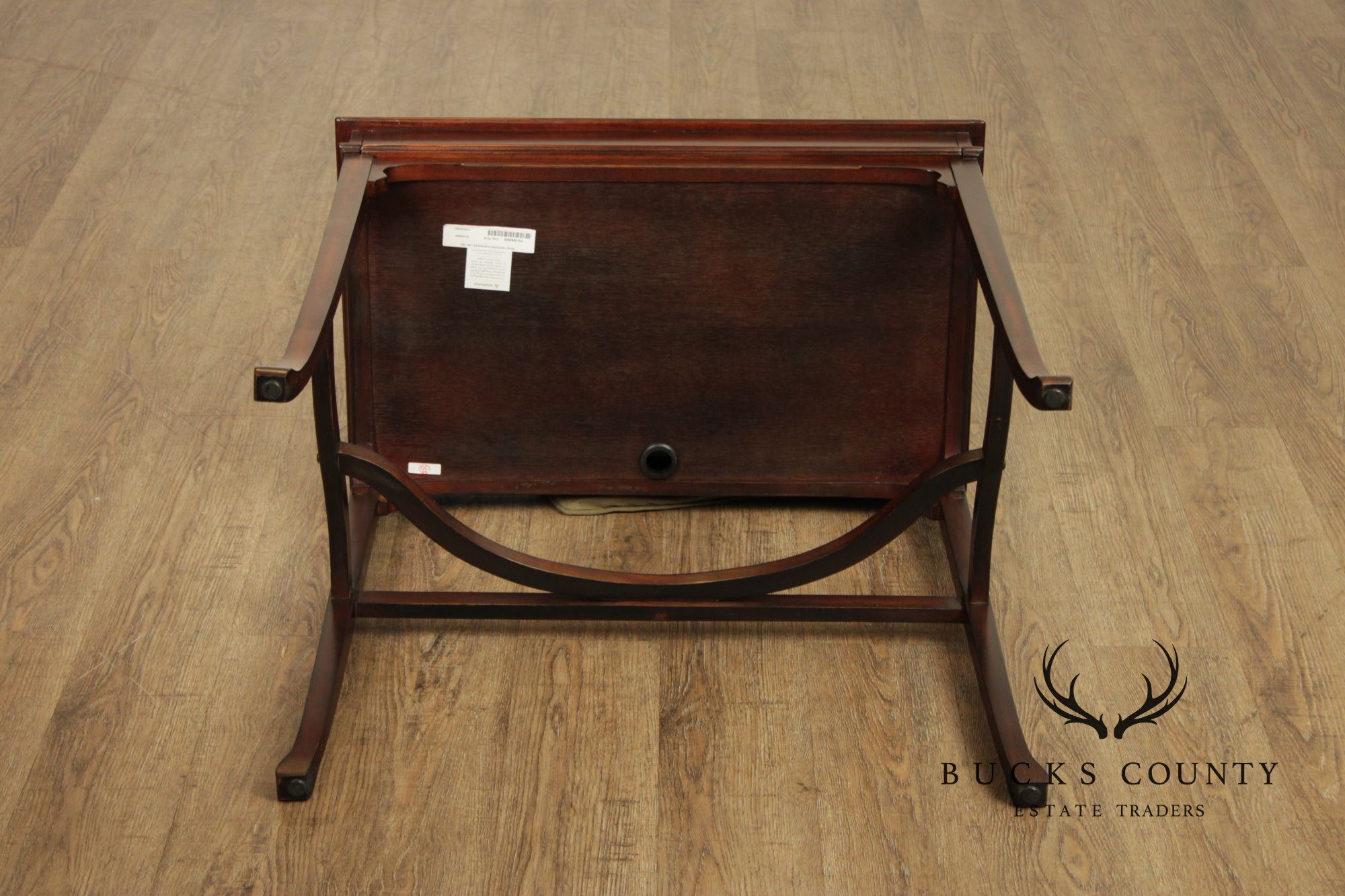 Theodore Alexander Mahogany Flip Top Writing Desk