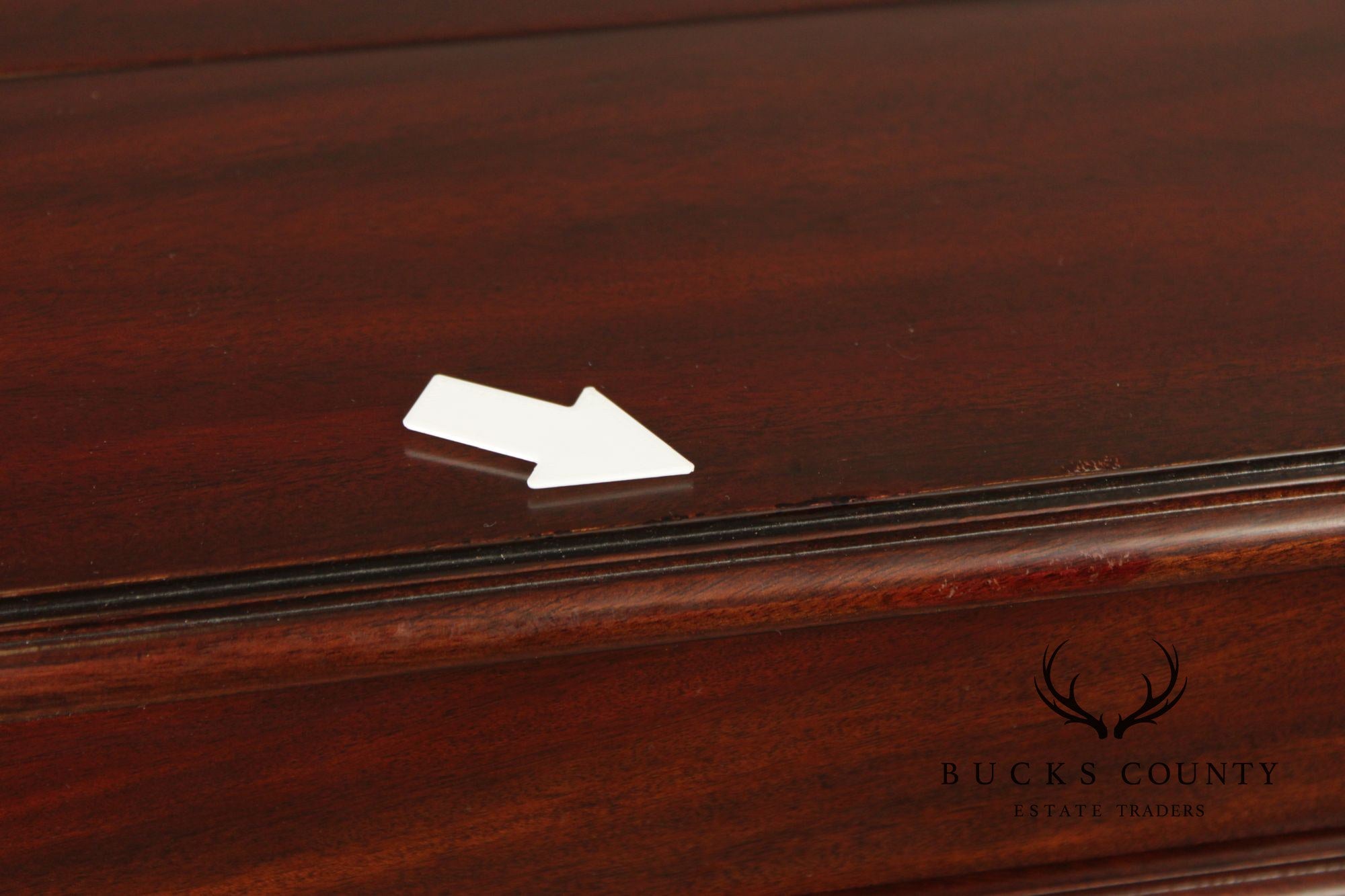 Theodore Alexander Mahogany Flip Top Writing Desk