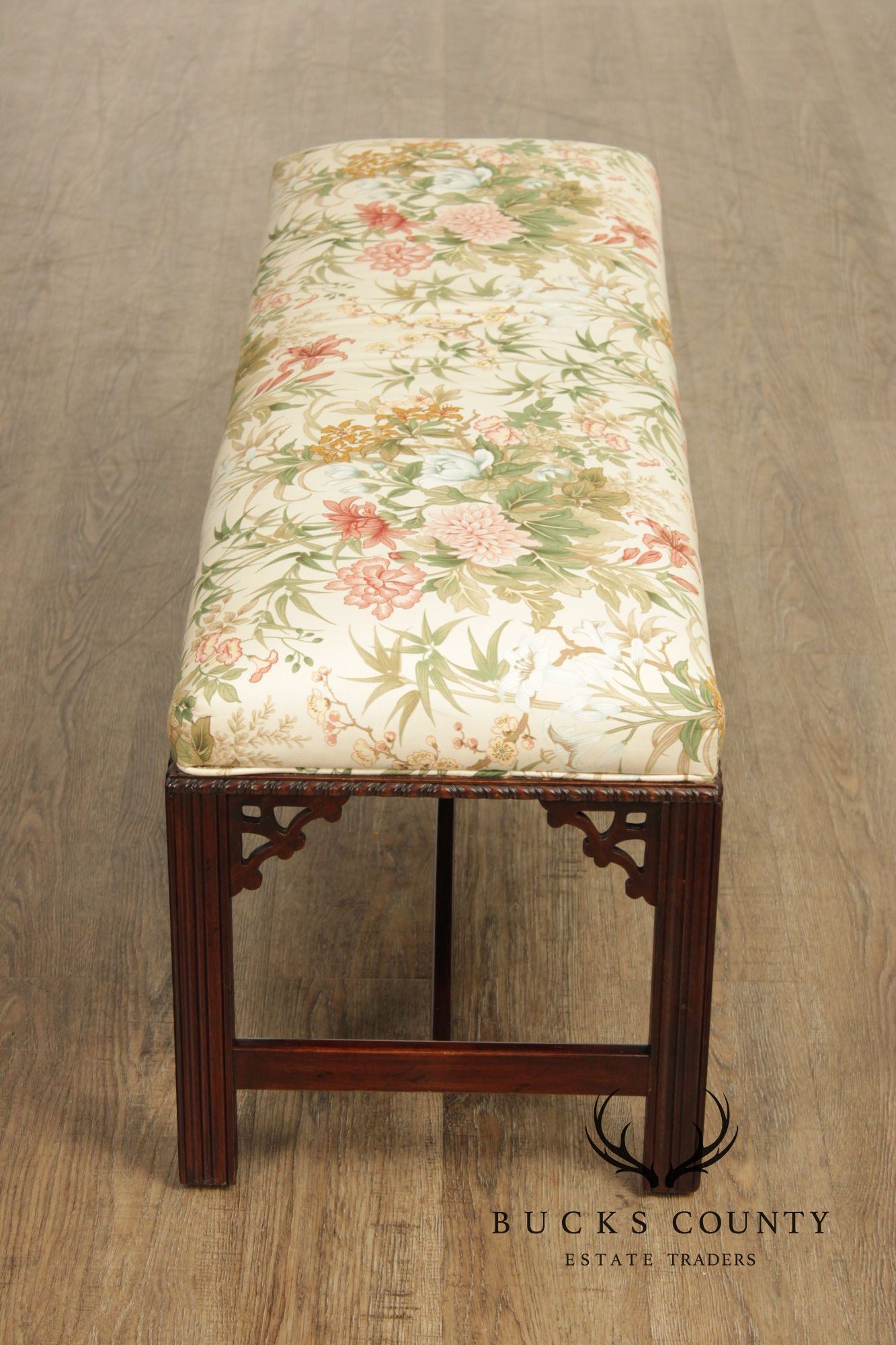Chippendale Style Mahogany Window bench