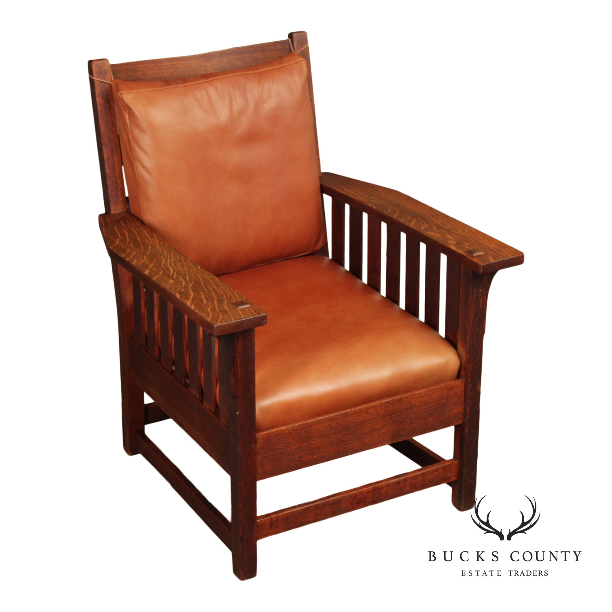 L.&J.G. Stickley Antique Mission Oak Armchair