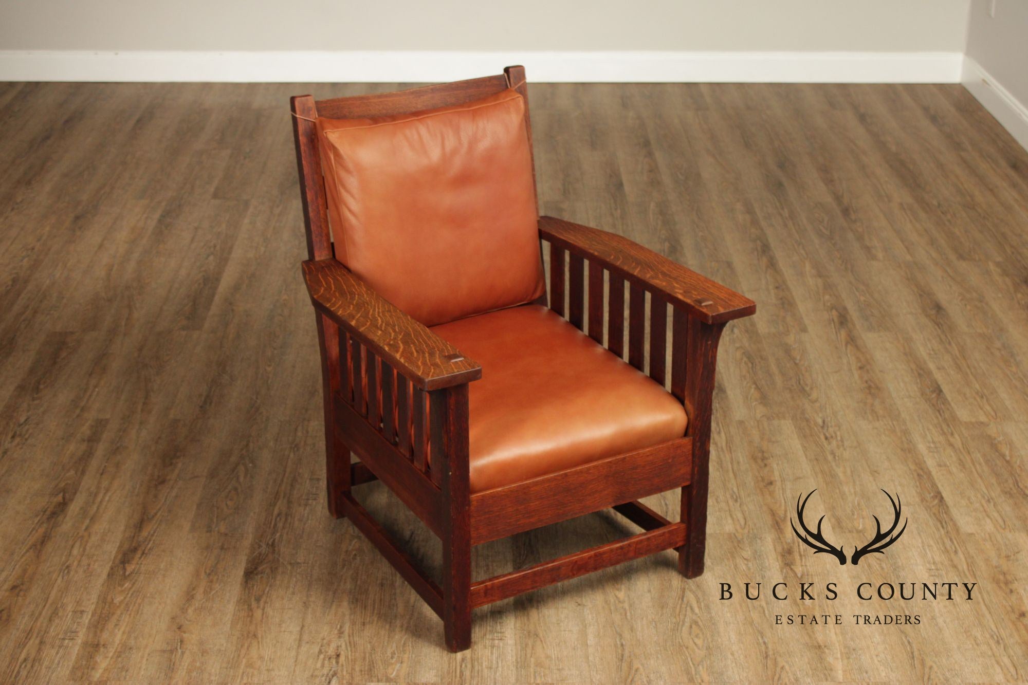 L.&J.G. Stickley Antique Mission Oak Armchair