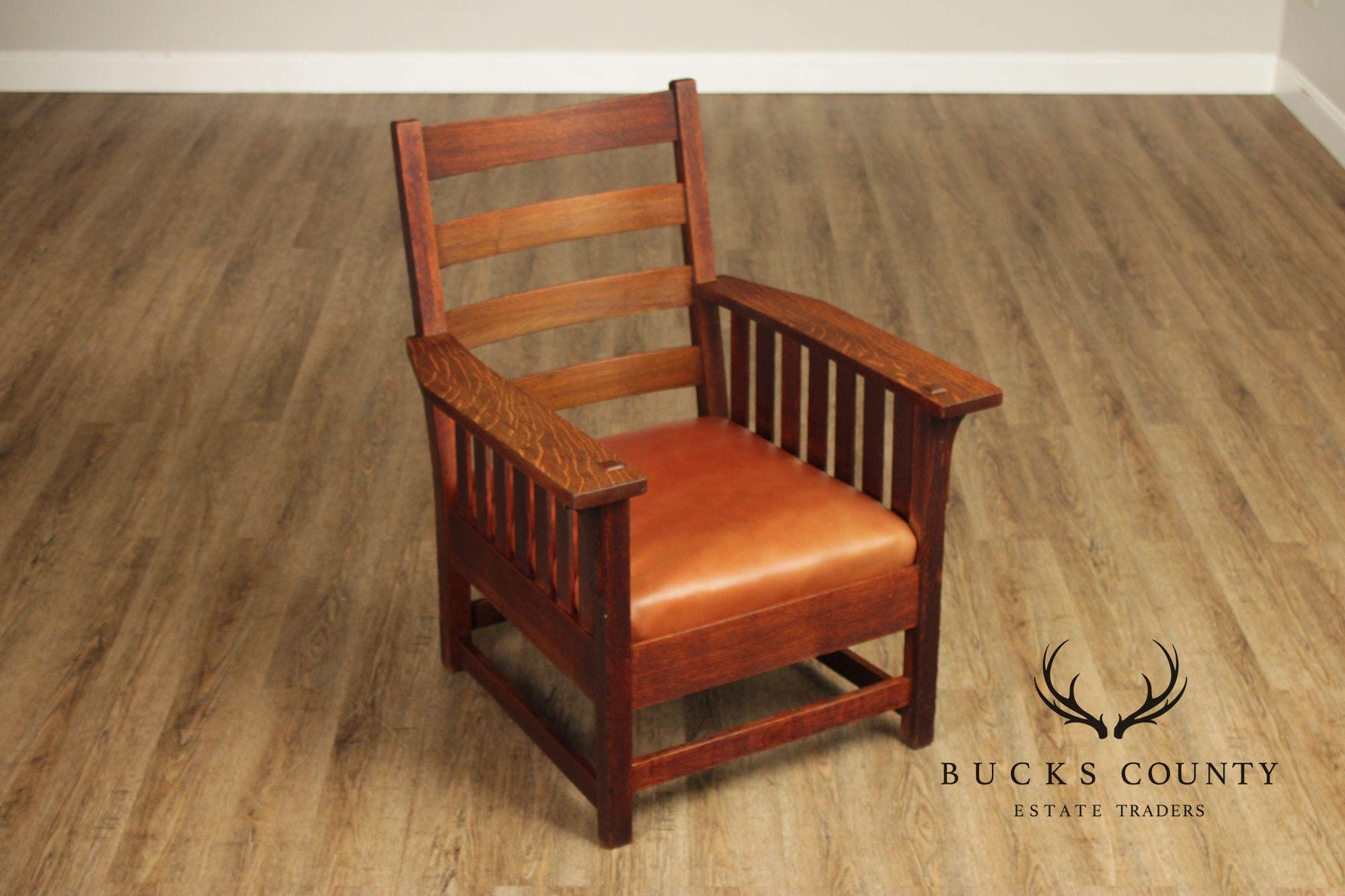 L.&J.G. Stickley Antique Mission Oak Armchair