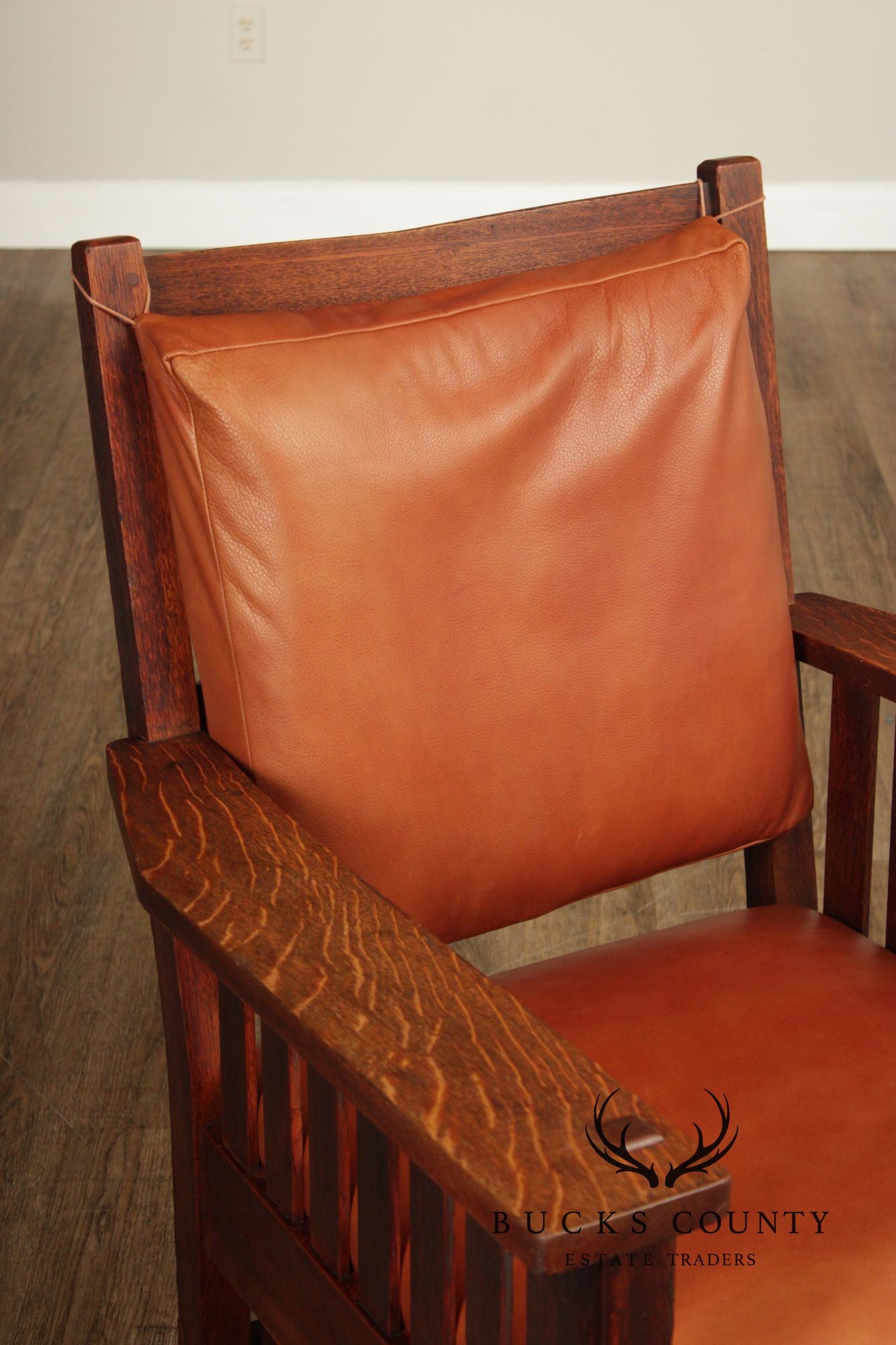 L.&J.G. Stickley Antique Mission Oak Armchair