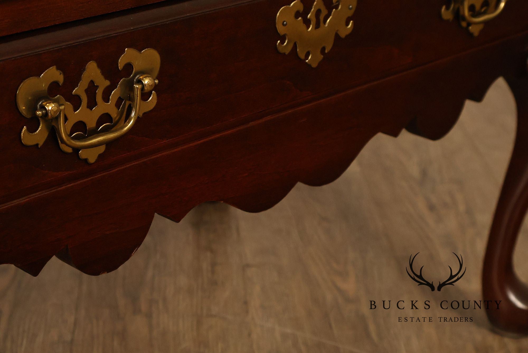 Jasper Cabinet Queen Anne Style Cherry Secretary Desk