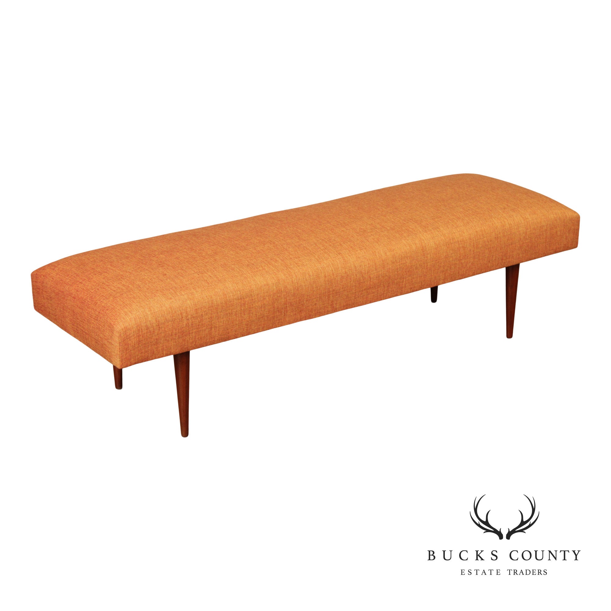 Mid Century Modern Upholstered Window Bench