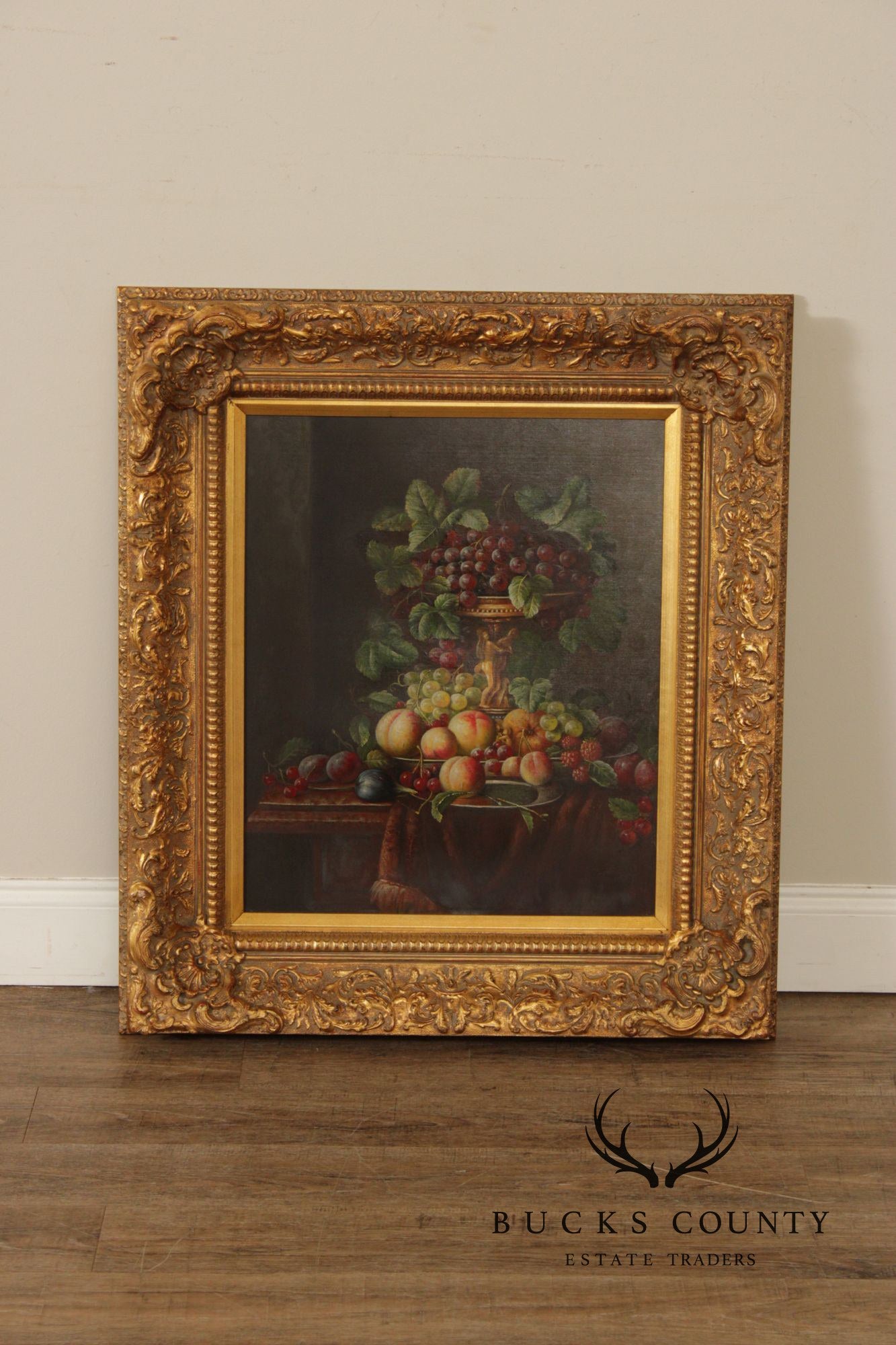 Artist Signed Fruit Still-Life Painting