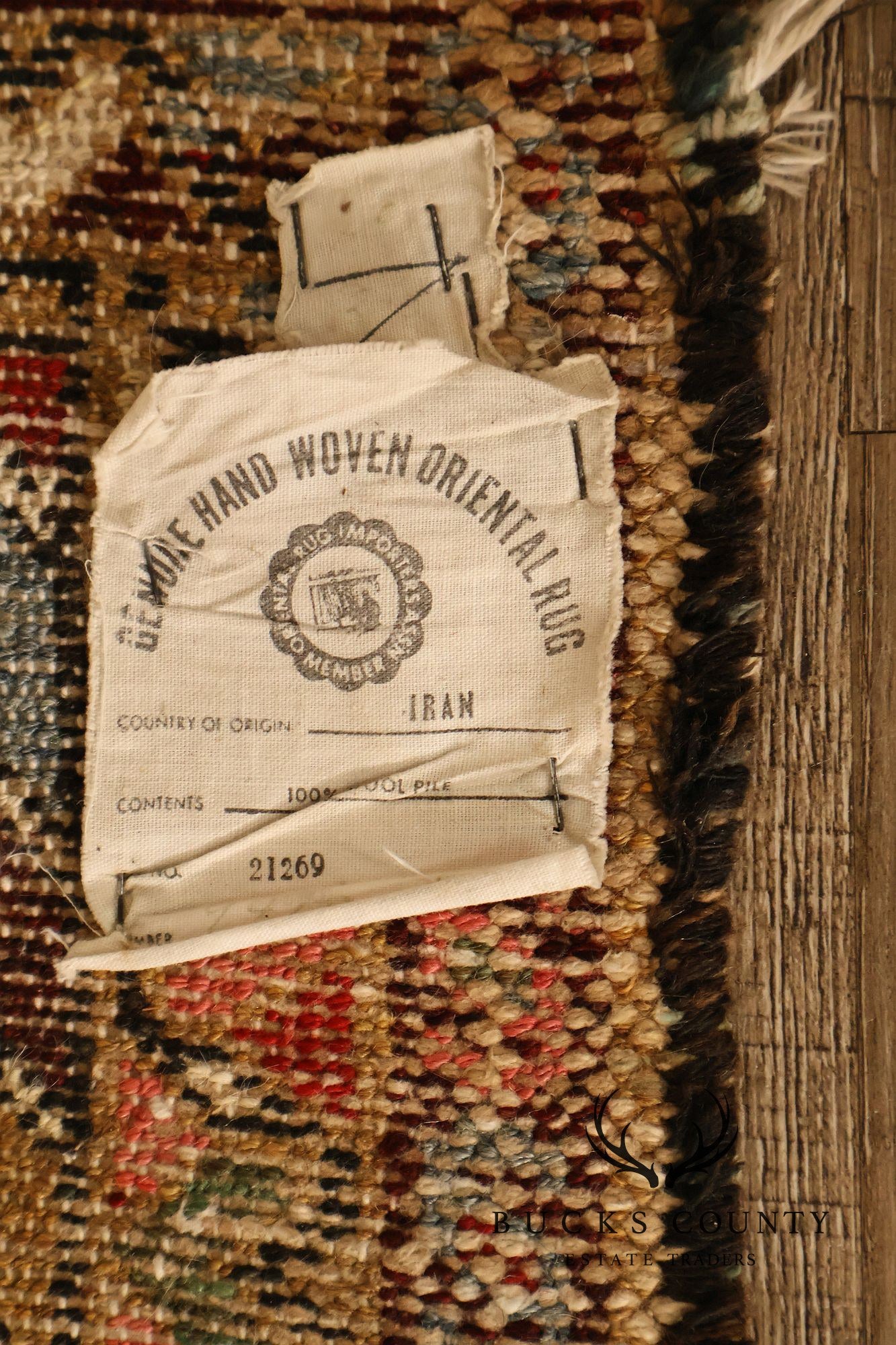 Hamedan Vintage Hand Woven Wool Area Rug