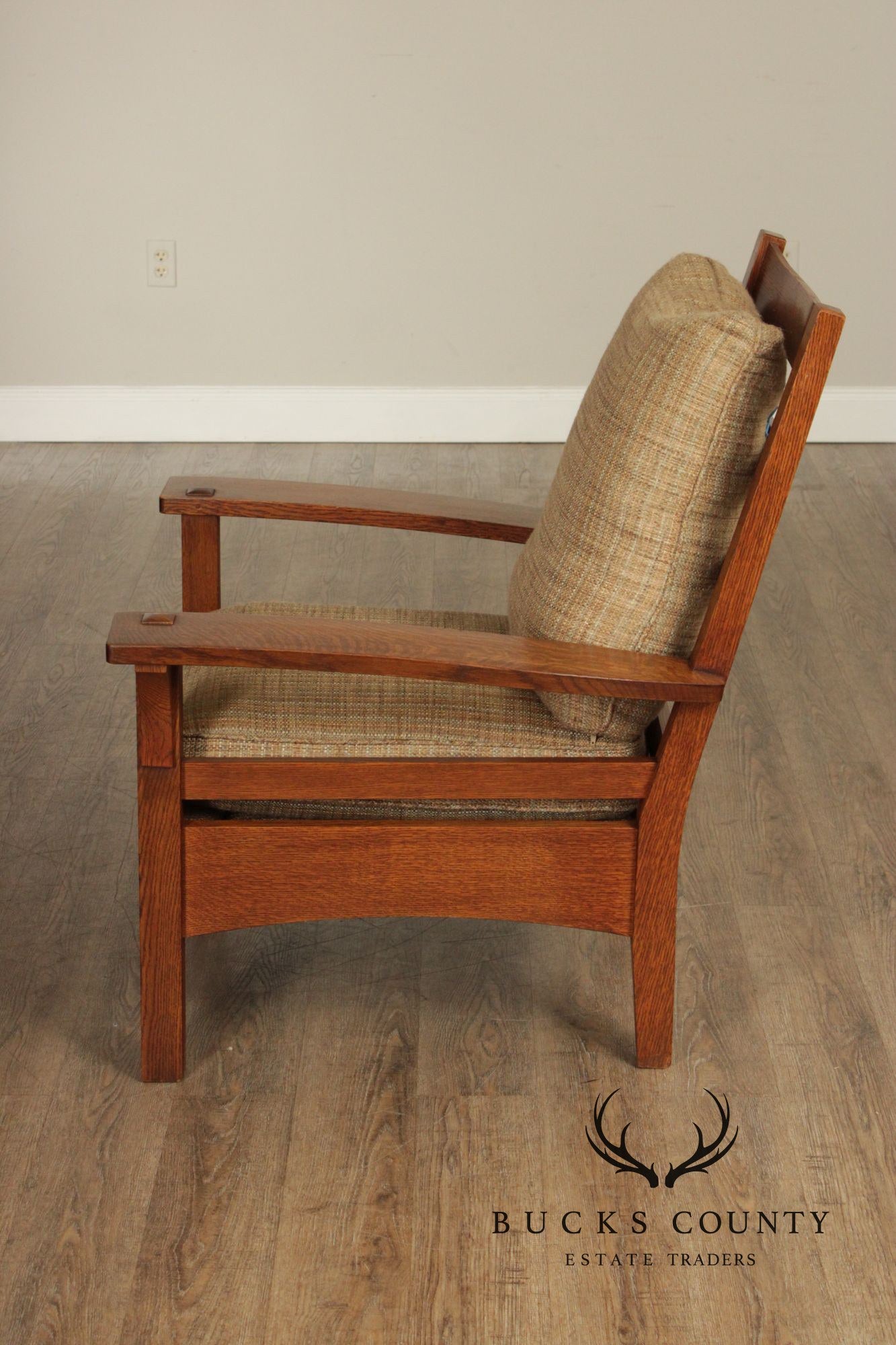 Stickley Mission Collection Oak Lounge Chair
