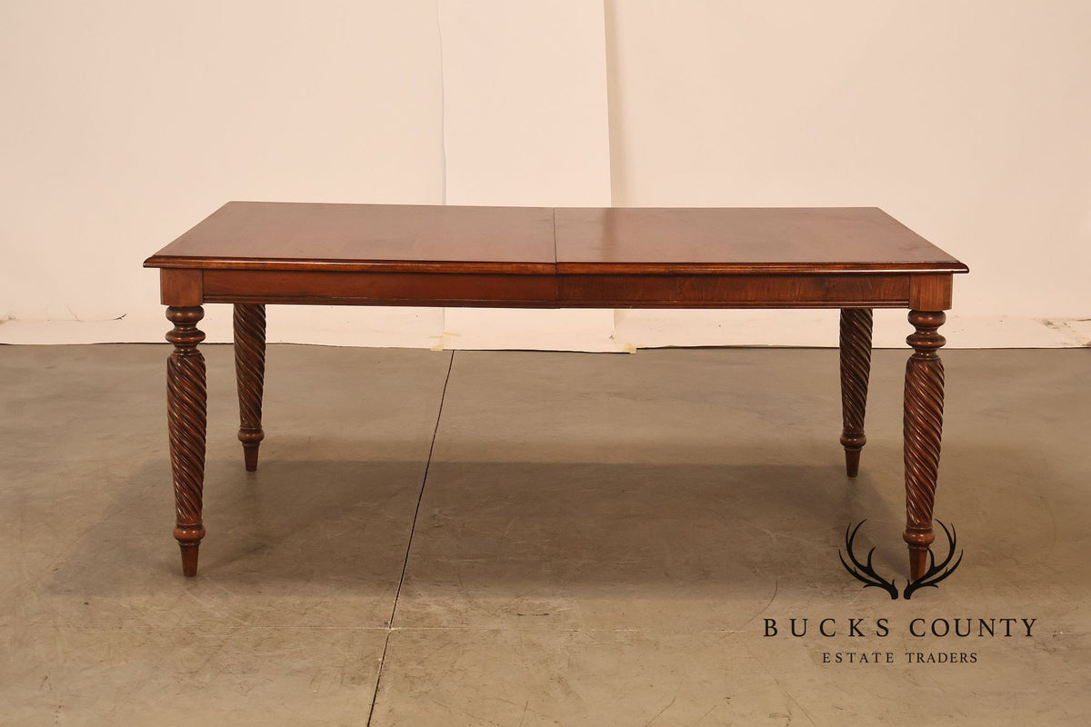 Ethan Allen British Classics Maple And Birch Dining Table