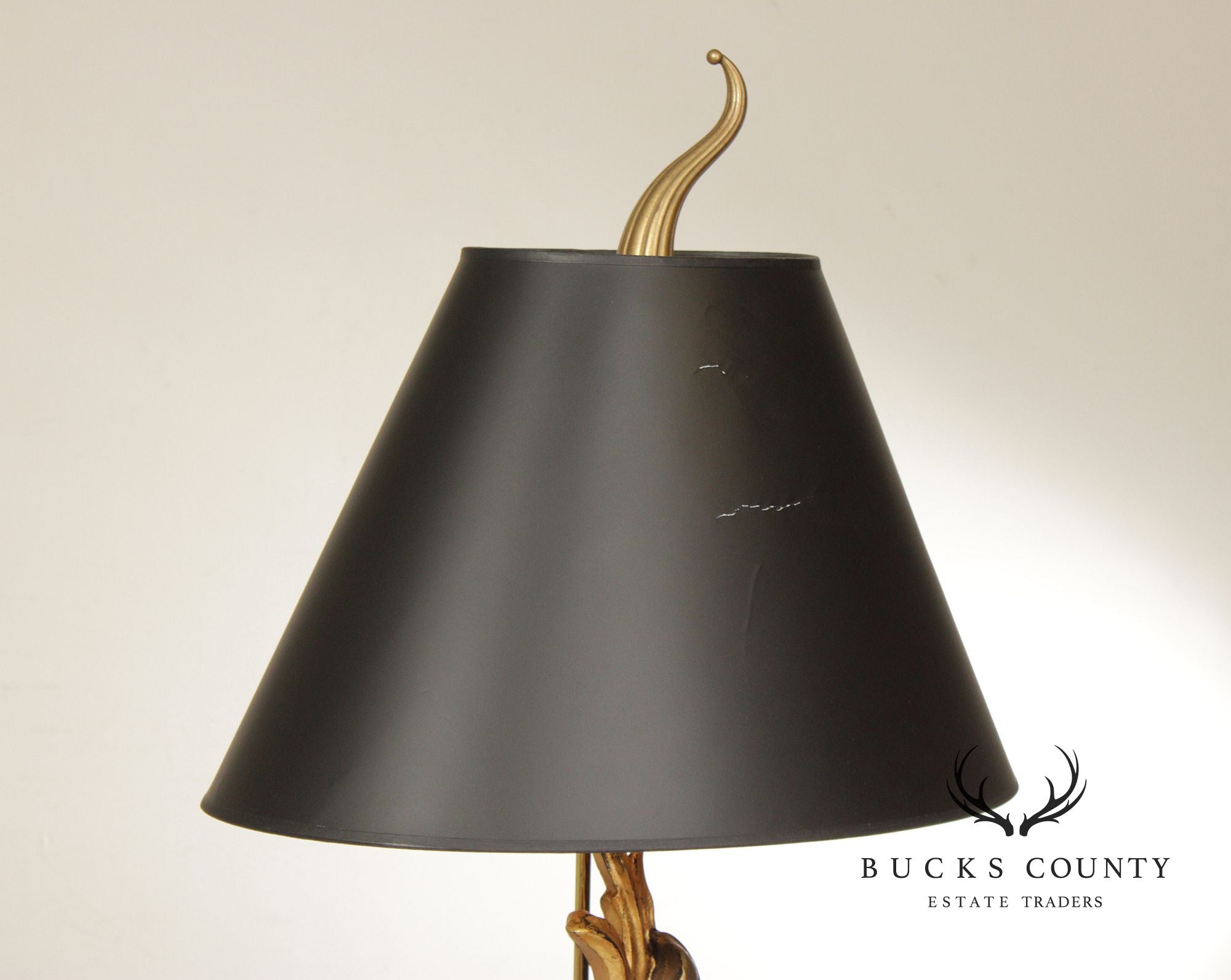 Chelsea House Gilt Carved Dolphin Table Lamp