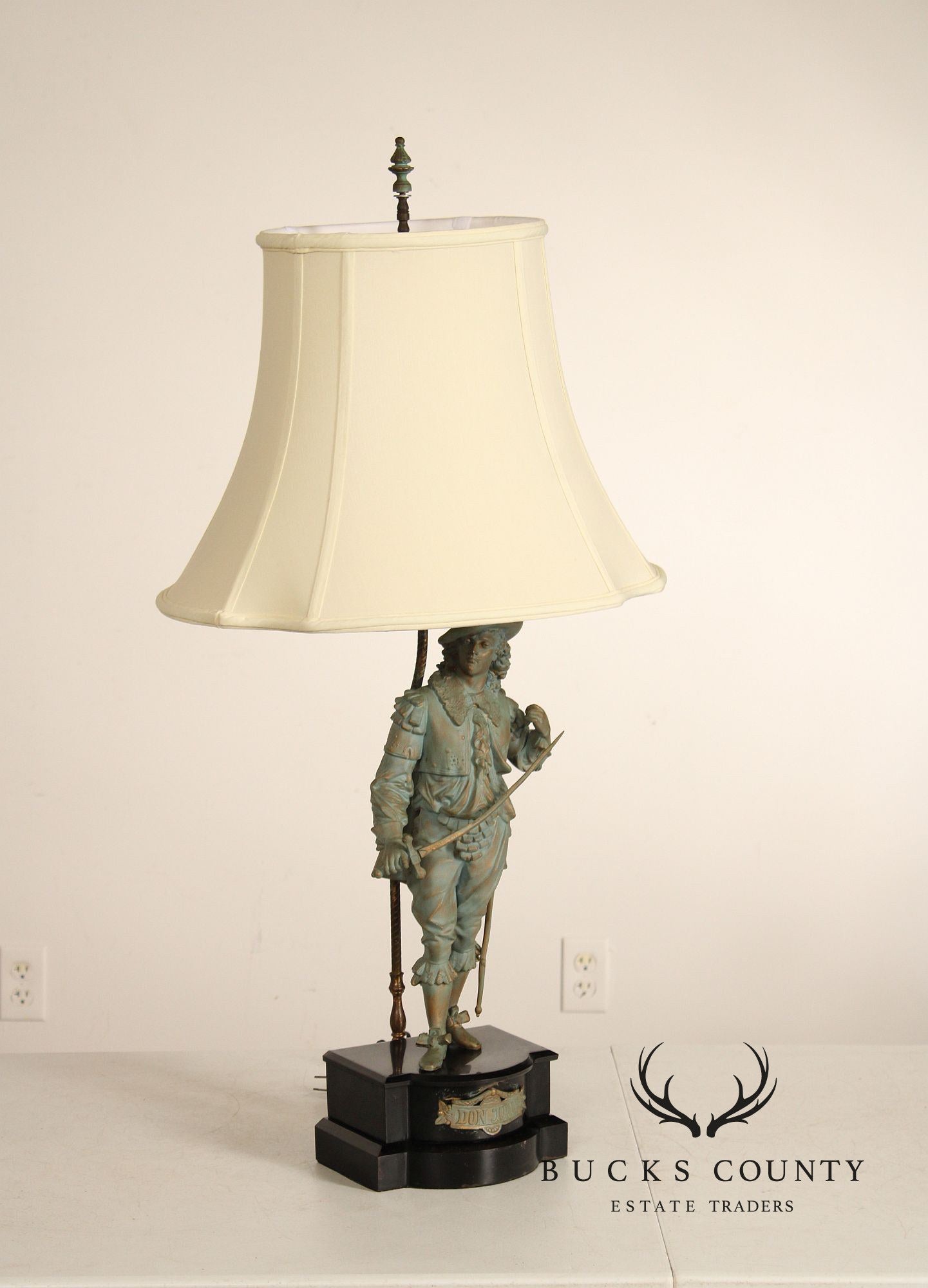 Vintage Pair of Figural Table Lamps